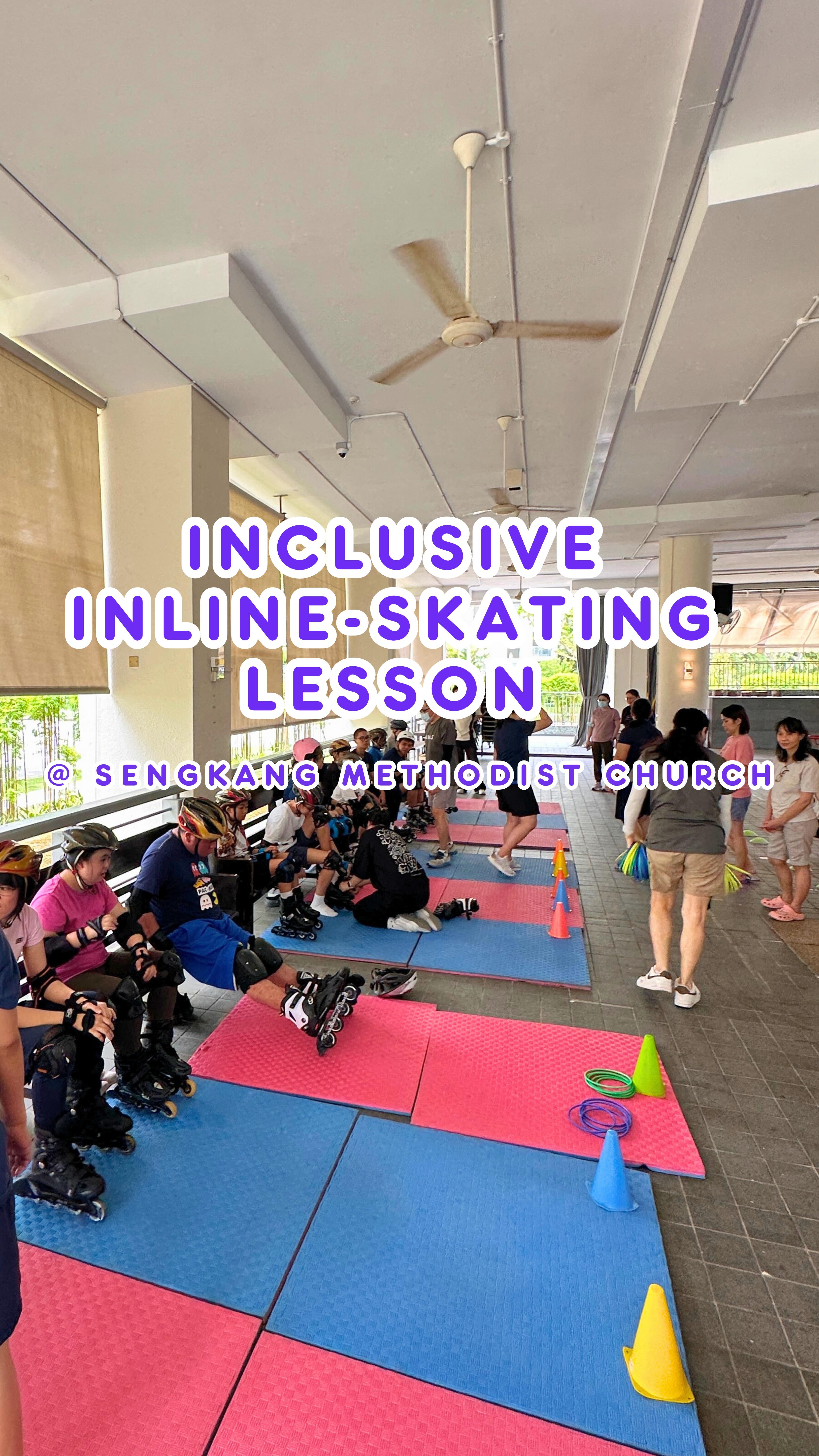 We were honoured to work with Sengkang Methodist Church this March school holiday to host an Inclusive Inline Skating Introductory Lesson for children and residents—including our amazing kids with special needs 💜
Huge thanks to the organisers, Ohana X Young Adult Ministry, and the amazing volunteers who gave their time and hearts 🙌🏼
A joyful day of encouragement, laughter & new beginnings on wheels ✨🛼