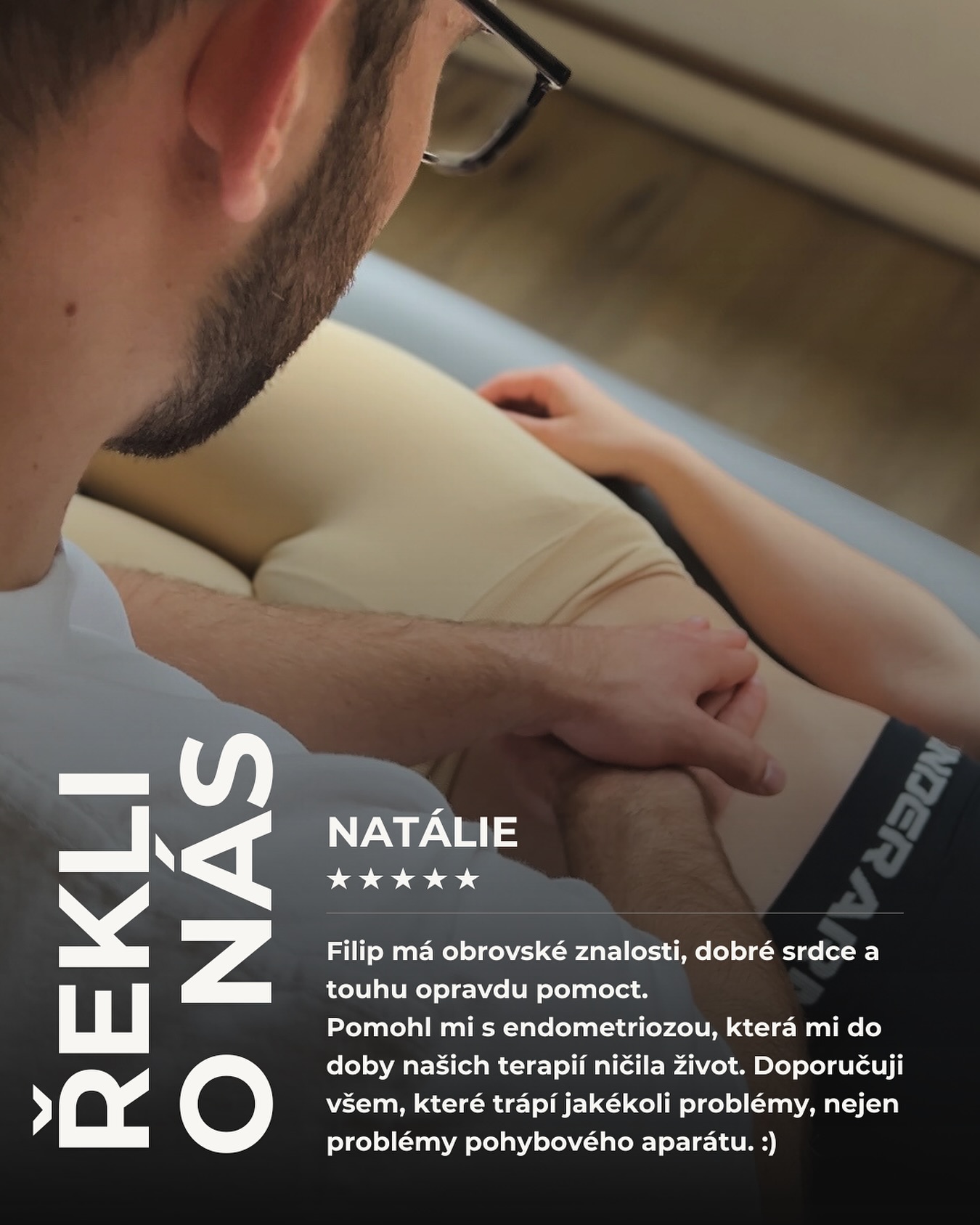 ❌ Fyzio není jen o bolestech zad nebo kolen!
Jsme rádi, když můžeme pomoct i tam, kde by to možná málokdo čekal. Jedna z našich klientek se s námi podělila o svou zkušenost s řešením endometriózy pomocí návštěv u našeho pražského kolegy Filipa – a výsledky mluví samy za sebe.
Děkujeme za důvěru i odvahu sdílet osobní příběh ❤️
Fyzio může pomoci i tobě .
V Neurovbalance neřešíme jen problémy pohybového aparátu – jsme tu pro každého, kdo chce svému tělu porozumět 🤝
Objev, co může fyzioterapie změnit i ve tvém životě a objednej se ještě dnes!