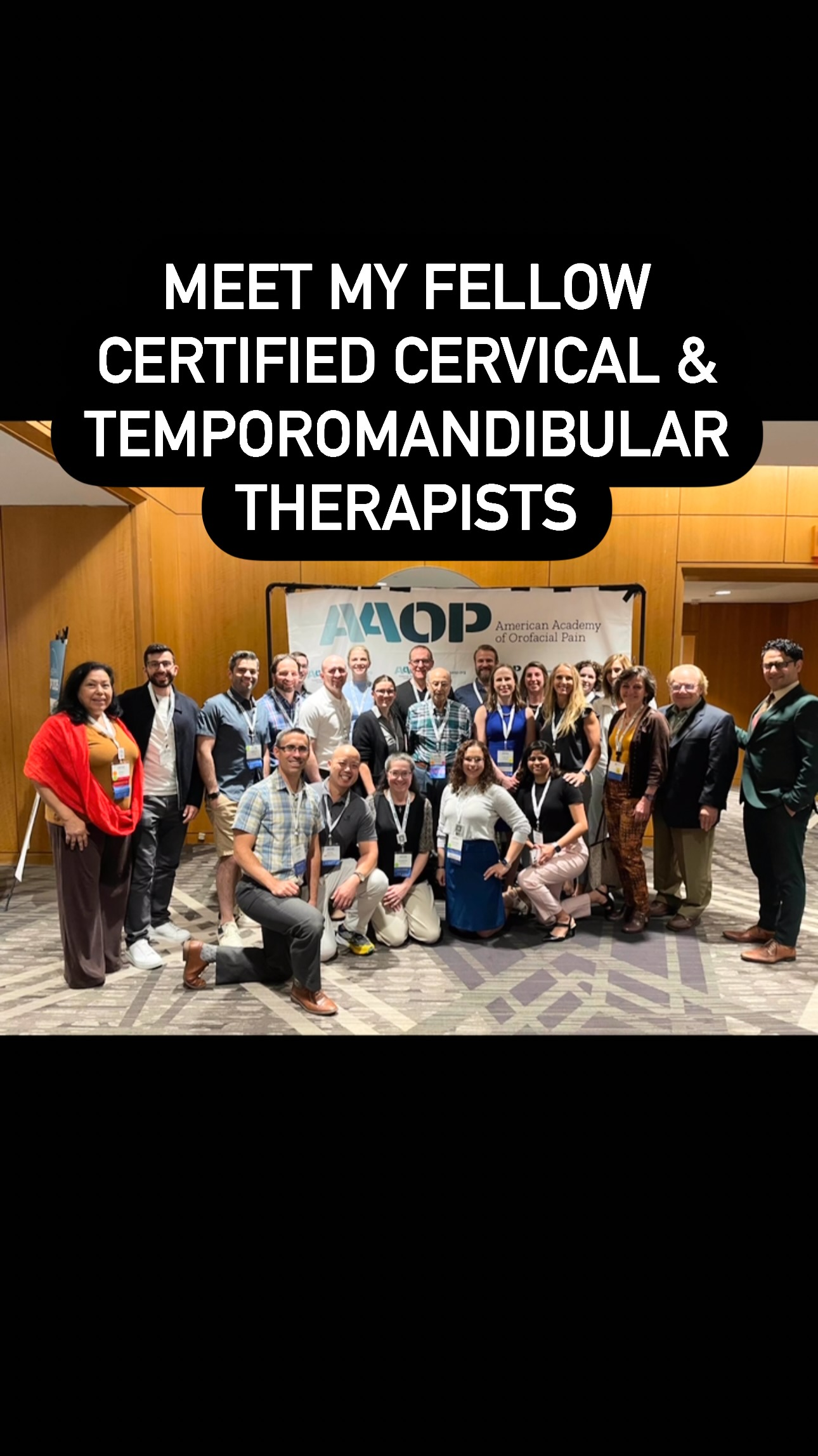 Another great #AAOP Scientific Meeting. Big things coming to the #PTBCCT this year and next! An amazing opportunity to meet and share TMD insight! #Headwayphysio #tmd