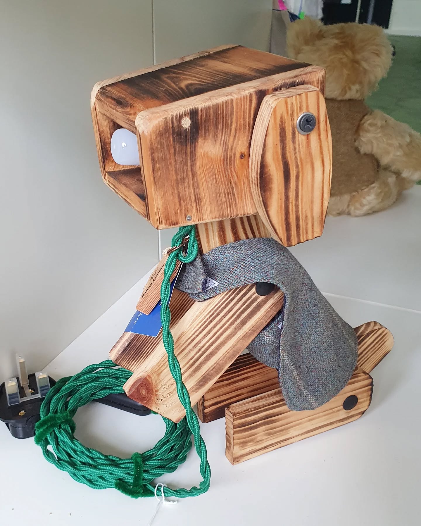 Lamps hand crafted in Kintyre by @solastalumiere