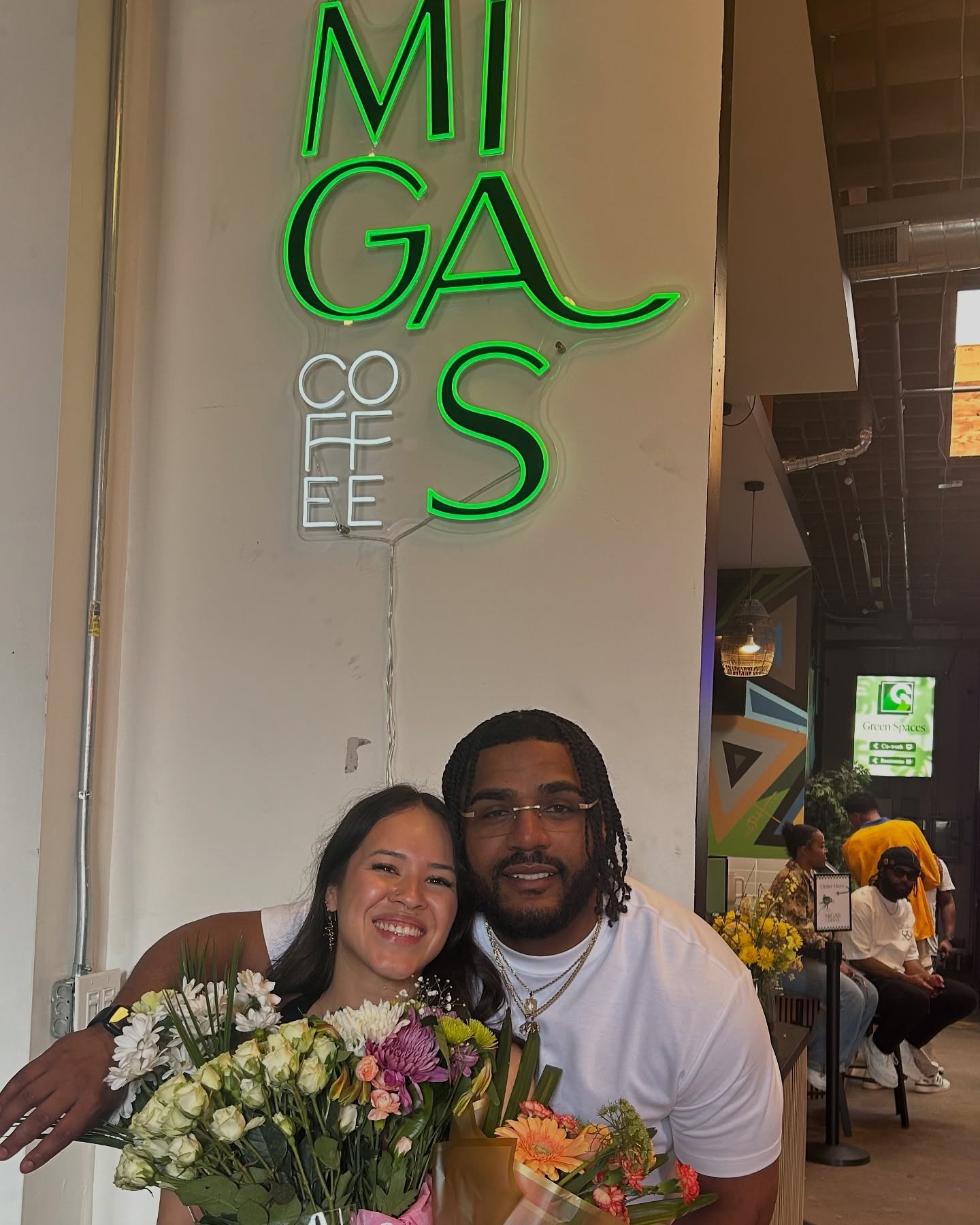 1 YEAR IN BIDNESS BABY! thank you for our flowers, y’all really showed out for us today! We just warming up! ☕️