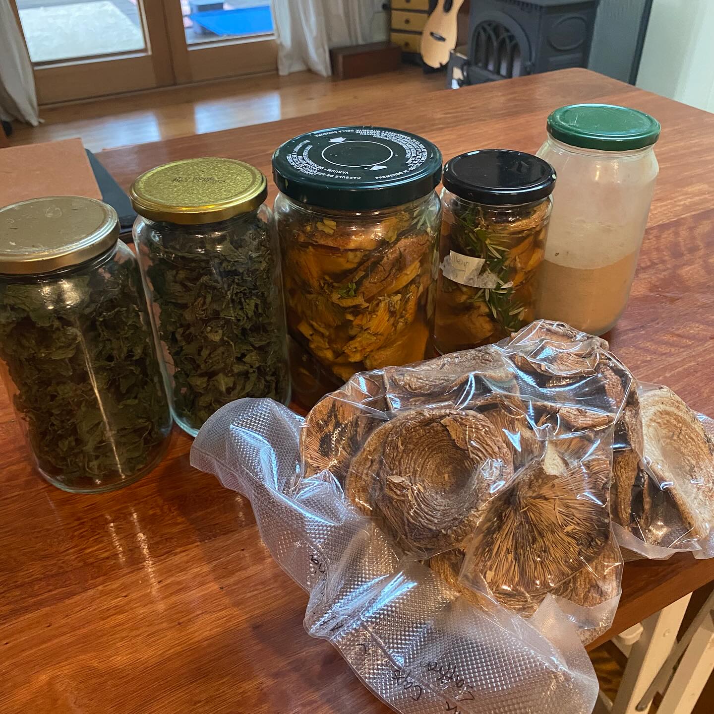 The autumn gifts of harvest are so bountiful right now. This is the nettle and mushrooms I harvested and made saffron milk cap powder and vinegar. We are adding it to most savoury food now as a cheesy nutritional yeast vibe. And nettle tea daily.
Today we harvested blood oranges, lemons, mandarins, cumquats and Brazilian cherries. The earth is pouring out the gifts right now.
#wildforaged #harvest #autumnharvest #abundance #entheobotanica #rebelherbal #herbalism