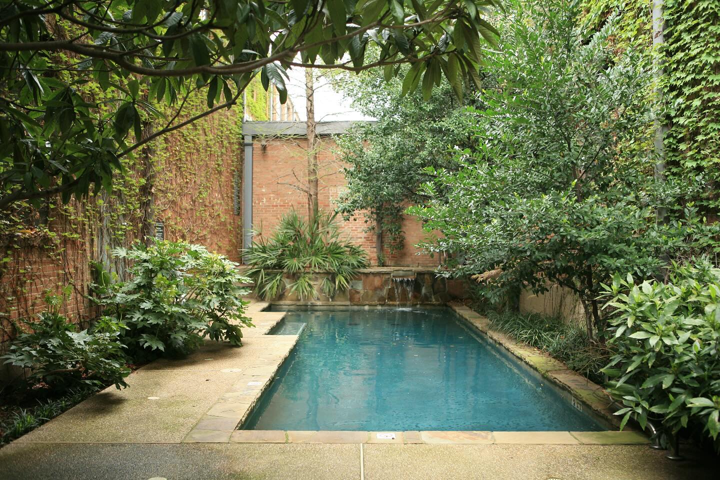 Our own oasis 🤩🌳🏊🏼♀️
#expopark #dallas #poolwithaview #loft