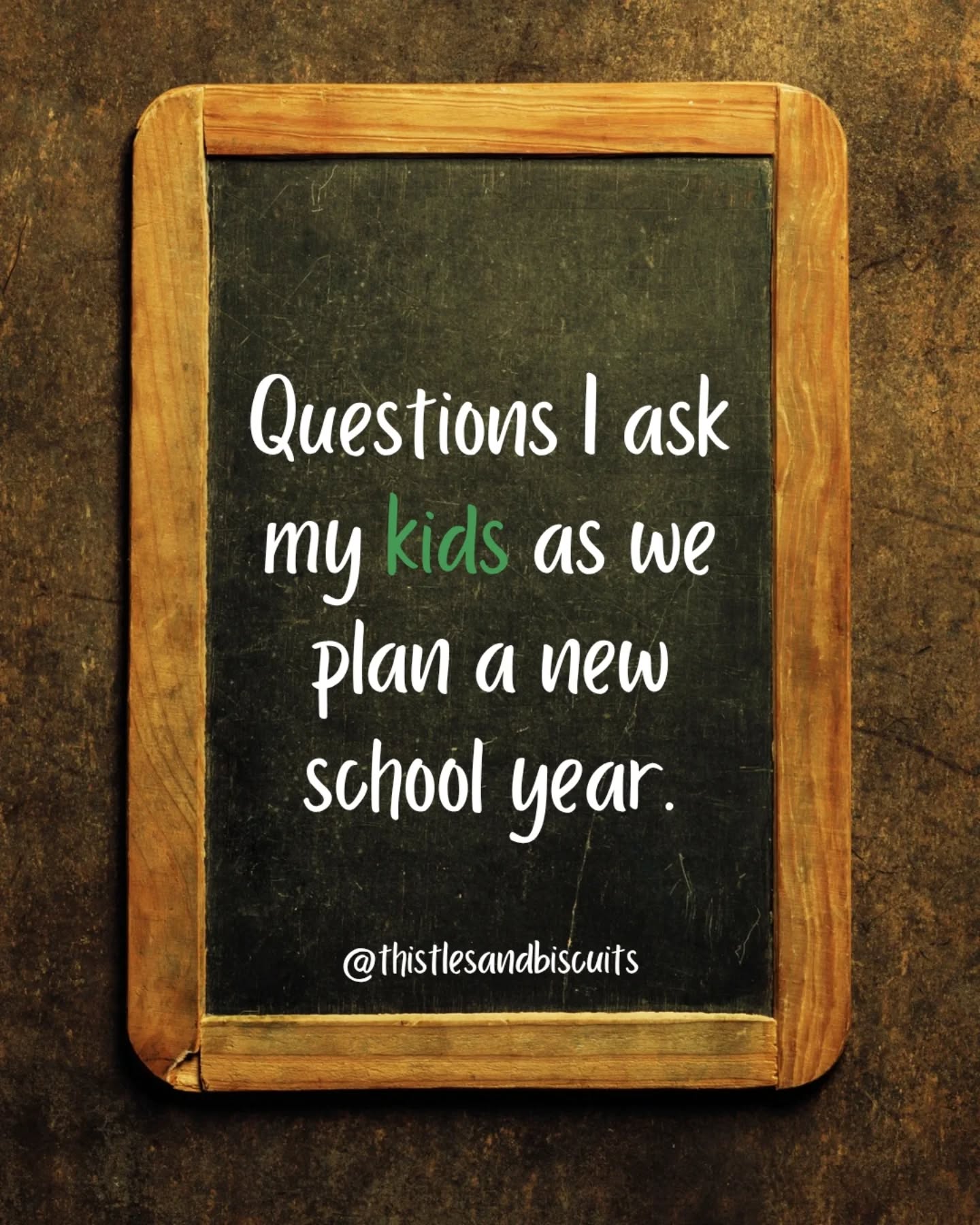 Years ago, I planned and picked out curriculum without any insight from my kids. Throughout the years as I learned and listened closer to the veterans in the community I saw the value of doing a debrief and planning session with my kids.
I listened to their hopes, their frustrations, their self-assessments and their assessment of the curriculum choices. Every year I gained important insight and was able to course correct a little more for the next year.
And yes, I absolutely ask for feedback on me as their teacher, as painful as it can be.
What questions do you ask your kids? Would love to add some more on to our conversation this year. 🤎