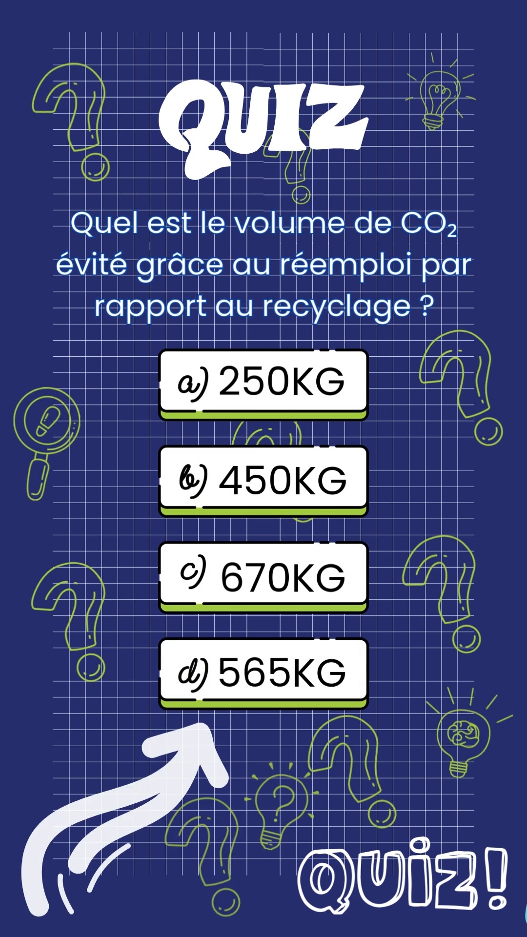🌱 Savais-tu que le réemploi de cartons permet d'économiser bien plus de CO₂ que le recyclage ? 🌍
💡 À ton avis, combien de CO₂ peut-on économiser en réemployant 1 tonne de cartons au lieu de la recycler ? (spoiler c’est impressionnant)
(Source : https://prod-basecarbonesolo.ademe-dri.fr/documentation/UPLOAD_DOC_FR/index.htm?papier__carton_et_articles_en_.htm)
#ellecartonne #réemploi #impactecologique