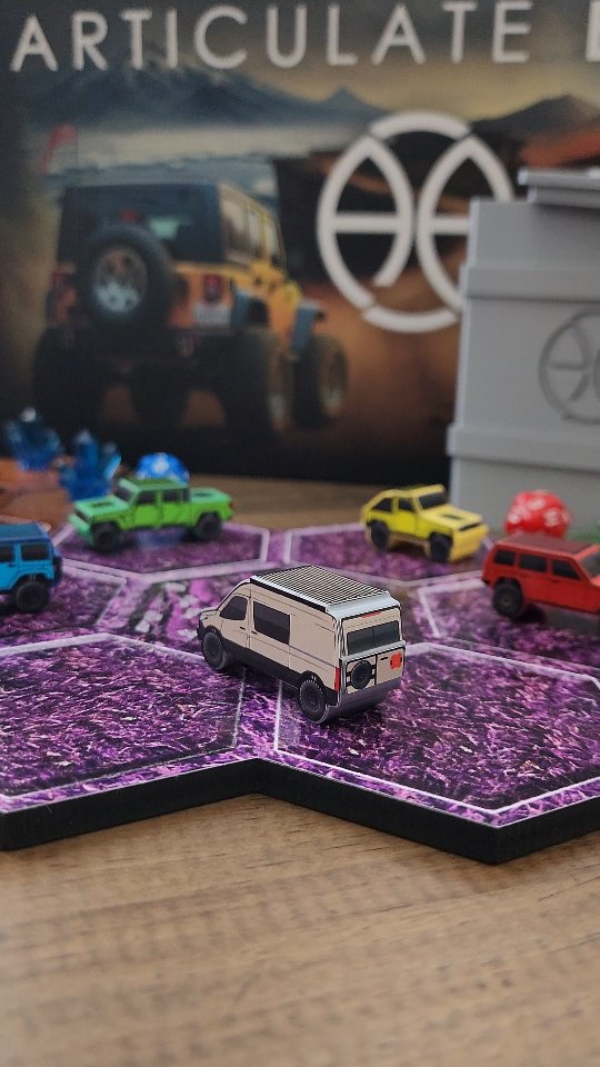 Free Sprinter Van Articulate Earth game component! Share to your story and tag @warblerwarlock, and it's yours.
#boardgames #articulateearth #familygame #adventure #explore #4x4 #offroad #travel #overland #Sprinter