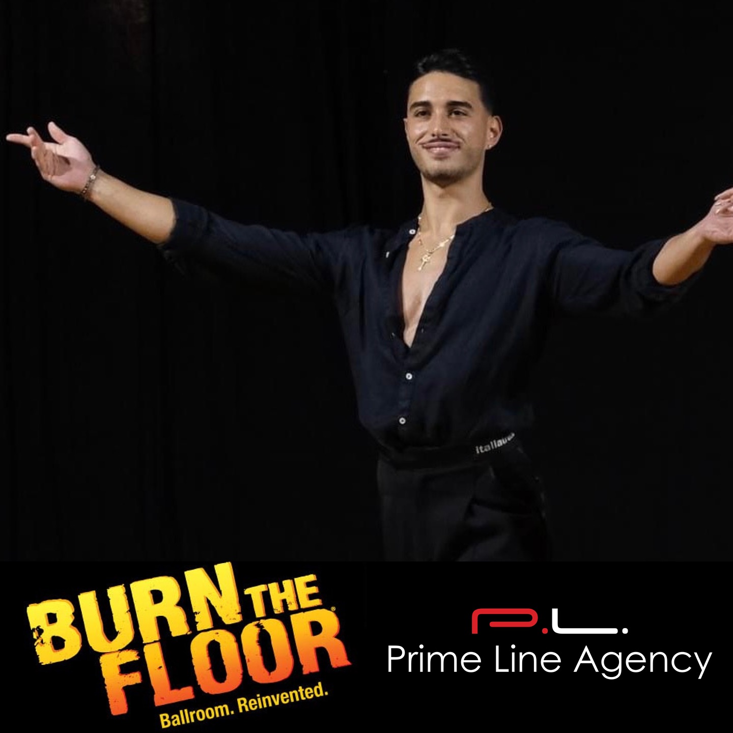 A big congratulations to Antonio Castorina on joining the cast of BURN THE FLOOR! We’re so proud of you!
Now in rehearsals, Antonio is bringing his unmatched passion, power, and artistry to the room- and soon to stages across the globe.
@anto_castorina wishing this phenomenal performer a truly successful and unforgettable contract!
#primelineagency #talentagency #newbeginnings #proundagency #globalstage #talenttowatch #talent #ballroomdance #burnthefloor