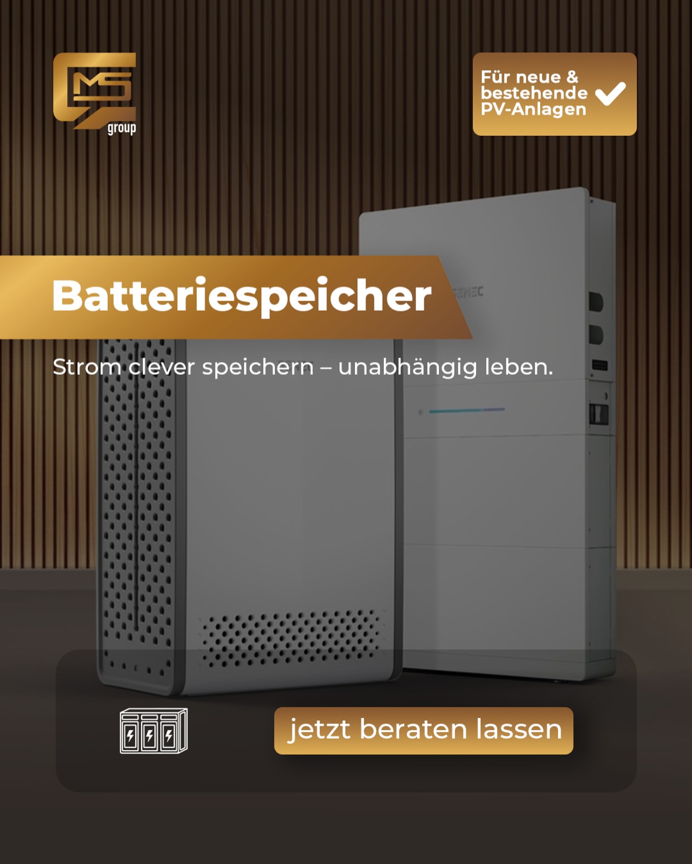 Energie speichern. Unabhängig bleiben. 🔋
Mit modernen Batteriespeichern nutzen Sie Ihren Solarstrom genau dann, wenn Sie ihn brauchen – und senken dauerhaft Ihre Stromkosten.
Wir planen, liefern und montieren Ihre Speicherlösung – inklusive Integration ins bestehende System.
📍 Elektrotechnik Cakir – Viehtrieb 3, 89542 Bissingen
📞 08223 7980004
📲 Jetzt per WhatsApp anfragen
___
#Batteriespeicher #Energiespeichern #ElektrotechnikCakir #Photovoltaik #StromkostenSparen #UnabhängigLeben #Bissingen #PVundSpeicher