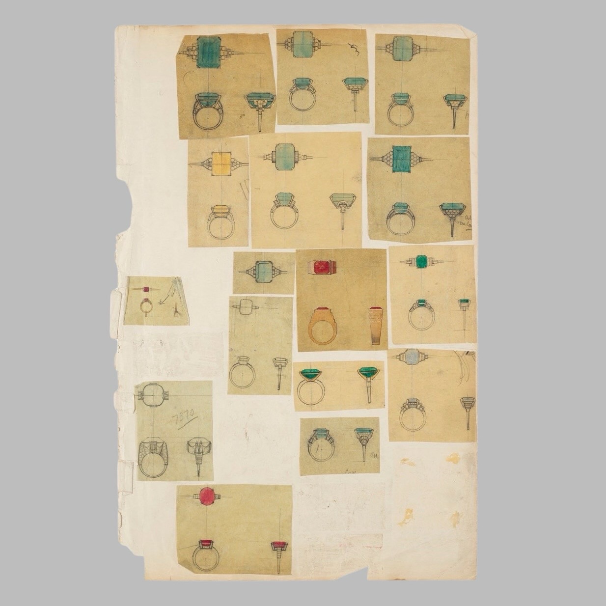 Here are some beautiful technical drawing sketches by Cartier ✨ It’s always magical to get a glimpse into the world of jewelry design and sketching, where precision meets artistry. Source Christie’s💎🖋️ #CartierSketches #JewelryDesign #TechnicalDrawing #JewelryArt