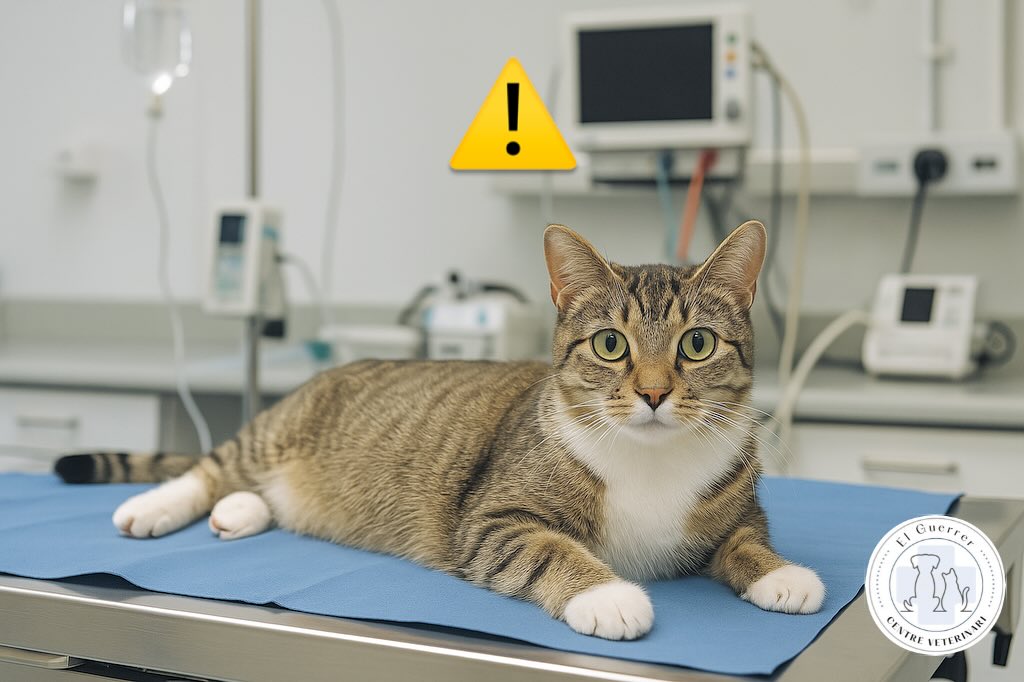 Què és la Hidrometra en Gats? 🐱💧
La hidrometra és l’acumulació anormal de líquid serós a l’úter de les gates. Encara que és poc freqüent, pot posar en risc la seua vida si no es detecta a temps.
Símptomes que has de vigilar: 👀
• Augment de la panxa 🐾
• Secrecions aquoses per la vulva 💦
• Letargia o falta de gana 😴
Què fer si ho sospites? 🚨
Acudeix al veterinari el més ràpid possible! Un diagnòstic a temps pot salvar-li la vida. ❤️🩹
La seua salut està a les teues mans. ✋🐾