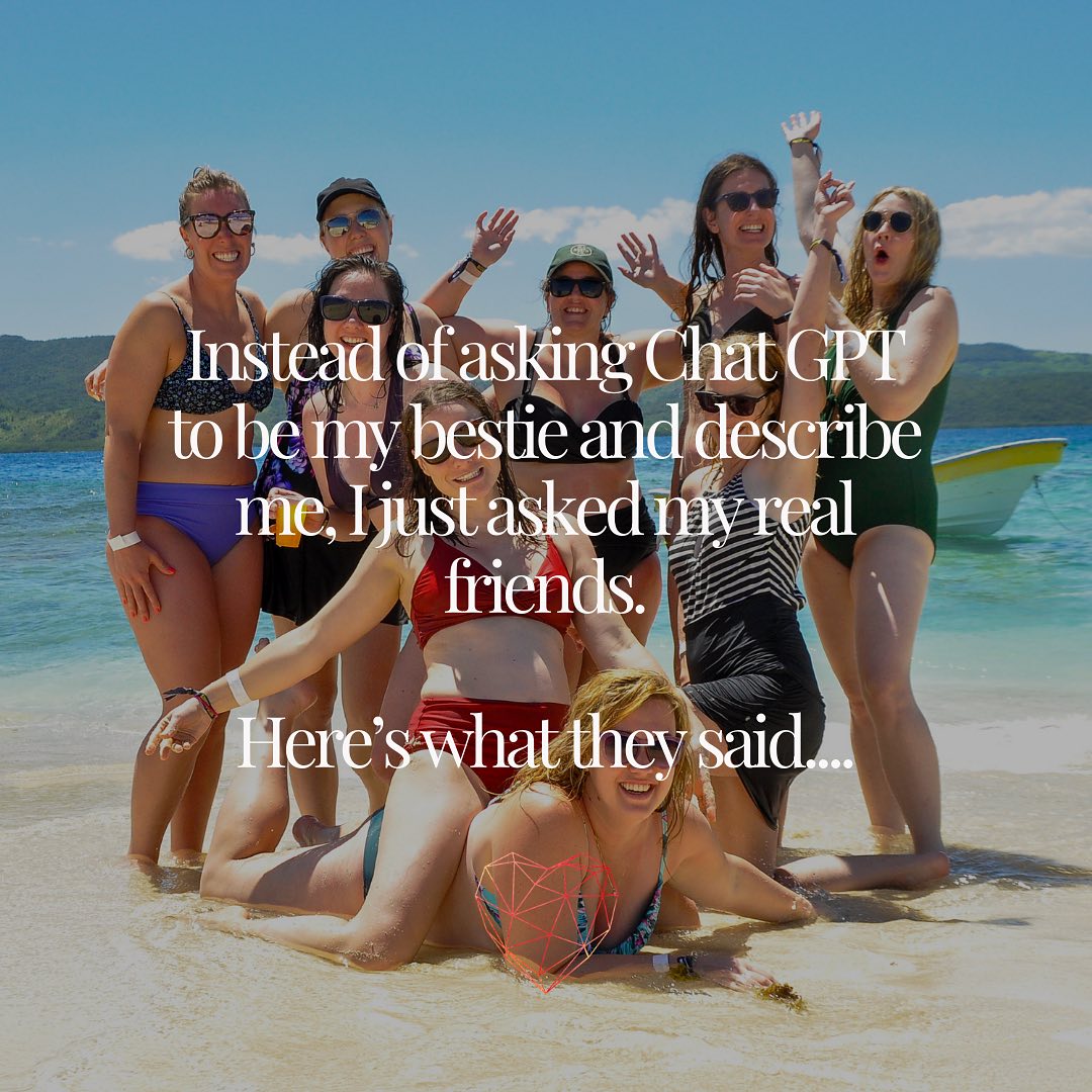 They are hilarious, supportive, encouraging, dynamic, and often late.
If wealth was measured by friendship (it is over here) I am the wealthiest they come. This group is the jackpot of all friendship jackpots. 20+ years and still going strong!
Let this be the trend that never gets replaced. Real friends, real words, real support. Love you guys!