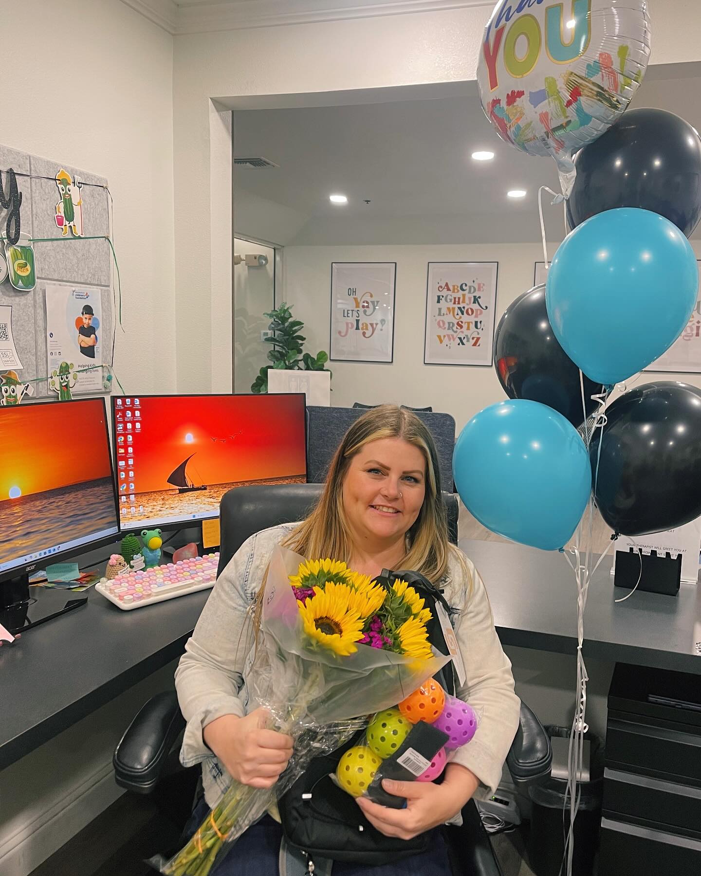Sorry, I can’t come to the phone right now. I’m too busy being appreciated 😊 ☎️ It’s the week of Kristine! First her birthday and now we celebrate admin appreciation day!! Thank you for all you do!