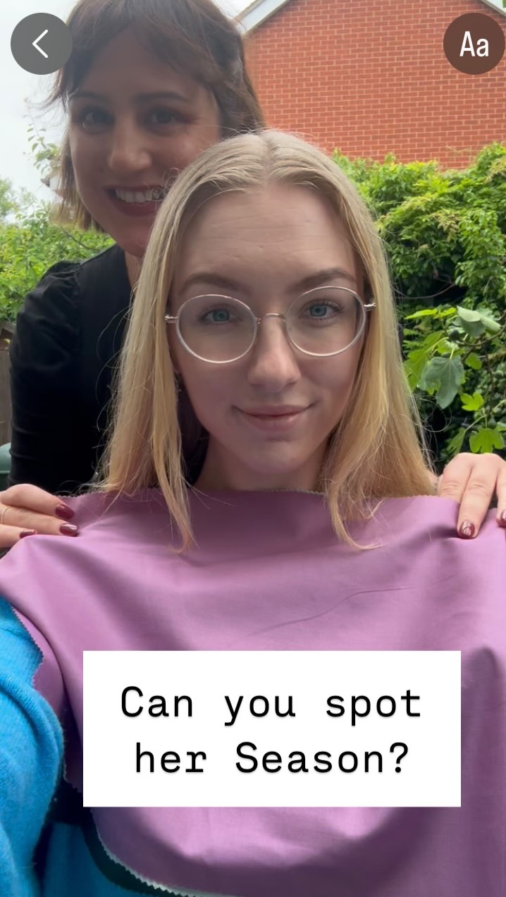 Can you spot the season and sub season? #colouranalysis #colouranalyst #colorimetria #colorimetría #colouranalysisonline #coloracaopessoal #colouranalysisoxford