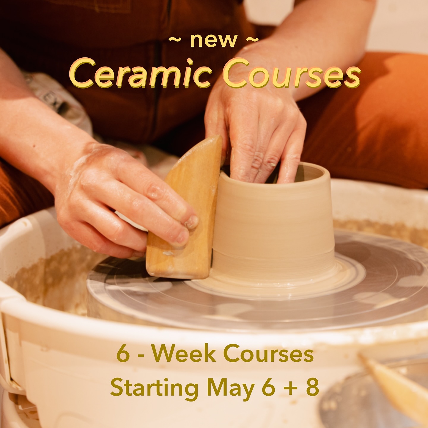 Hey!
I wanted to let you all know that the new 6-week ceramic courses are online on my website! They will start in the first week of May on Tuesday evenings and Thursday evenings.
They arre the last ceramic courses before the summer, and maybe also my last courses at my ceramic studio in Amsterdam west… because I hope to move to a new city this summer!
For more information about the courses swipe through het post or check out my website. Or send me a message if you would like to know more!
Hope to see you at the studio!
Live,
Kim
#ceramic #potteryclass #ceramiccourse #amsterdam #handmade #selfmade #slowmadegoods #ceramictableware