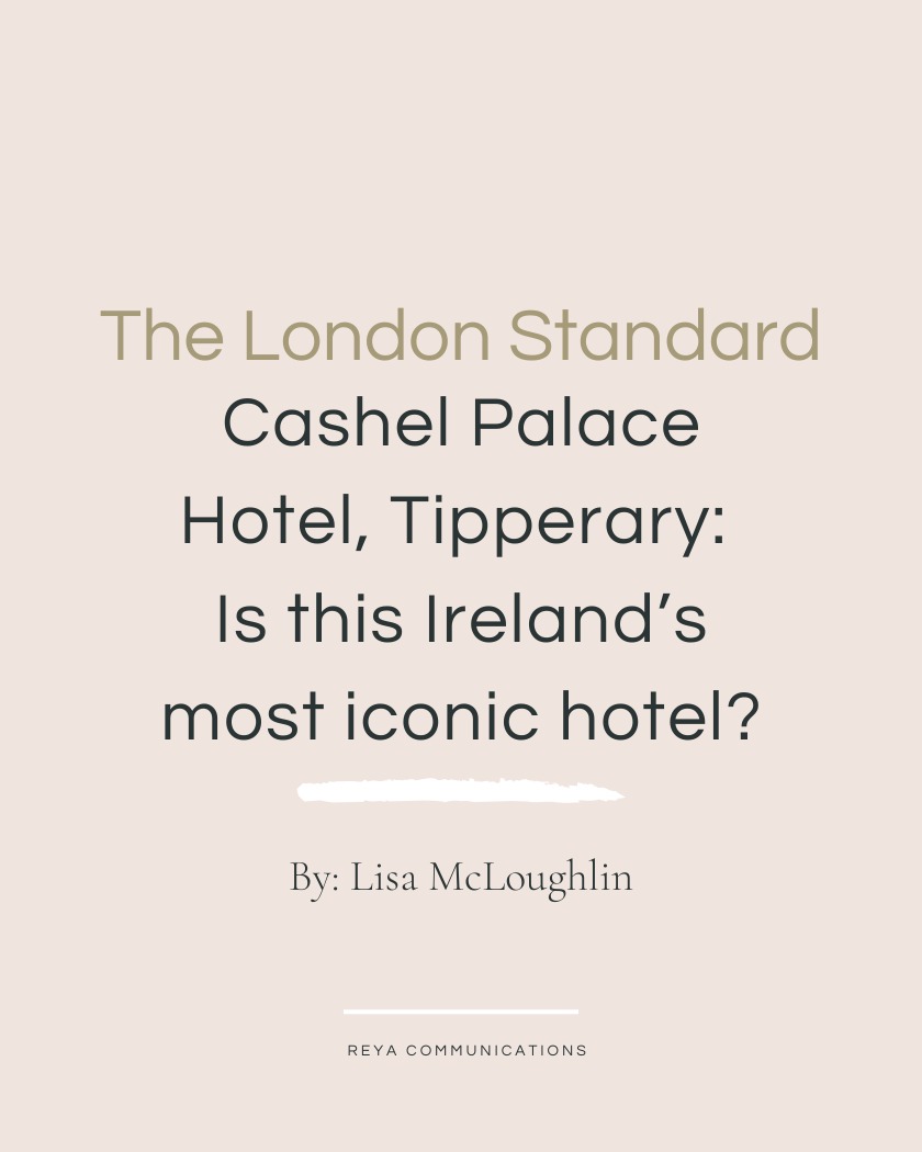 A Regal Revival in the Heart of Ireland
In @thelondonstandard, journalist @itslisamc asks: “Is this Ireland’s most iconic hotel?”—and after one look at @cashelpalace , it’s easy to understand why.
Set at the foot of the Rock of Cashel, this Relais & Châteaux property has welcomed luminaries from Princess Diana to Jackie Kennedy, and after a meticulous restoration, it’s once again a sanctuary for legends in the making.
“Cashel Palace Hotel is more fabulous than ever. A glorious mash-up of historic charm, modern luxury, and a sprinkle of star-studded legacy,” writes McLoughlin.
From Michelin-starred dining at The Bishop’s Buttery, spa indulgence with sweeping garden views, to behind-the-scenes access at the world-renowned Coolmore Stud, a destination where Irish heritage, refined hospitality, and equestrian tradition converge.
For travel editors and lifestyle journalists looking to spotlight Ireland’s heritage-driven luxury stays, Cashel Palace could be your next story worth telling. Let’s connect.
Read more in the link in our stories and bio.
#CashelPalace #RelaisChateaux #LuxuryTravelIreland #EquestrianEscape #HistoricHotels #TravelJournalism #PRforTravel #IrishLuxury #MichelinIreland #HospitalityHeritage #UltraLuxuryTravel