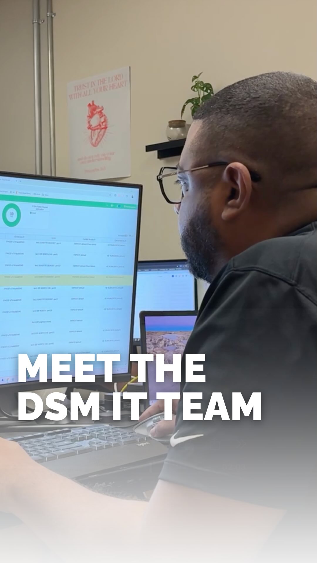 Meet our DSM IT Team! 💻 They work behind the scenes to manage all technology-related items across our campuses. This includes our network, internet, phones, cameras, intercom, educational licenses, access control at our entrances, etc. Much of our day-to-day work is influenced by some form of technology and we are grateful for the work this team does to keep us running and moving forward! Thank you, IT department, for all that you do for Divine Savior! 🌟
#DSM #DivineSaviorMinistries #DSA #DivineSaviorAcademy #DSS #DivineSaviorSchool #DST #DivineSaviorTherapies #MinistryMemo #ChristianWorkplace #CoreValues #MoreMinistryTogether
