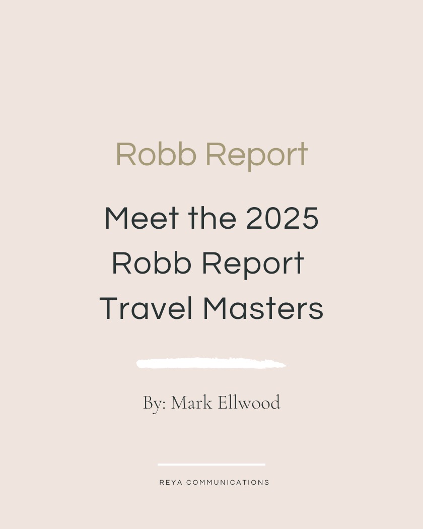 We’re thrilled to share that Kevin Jackson, co-founder of @expjourneys , has been named one of @robbreport's 2025 Travel Masters—a prestigious list of 26 luxury specialists handpicked by the editors for their ability to turn once-in-a-lifetime dreams into reality.
“When money is truly no object, EXP Journeys comes in,” writes editor @markellwood
From orchestrating a dinosaur dig that led to the discovery of a new species to hosting an unforgettable dinner alongside the last living Navajo Code Talker, EXP Journeys continues to redefine what’s possible in custom travel.
Ellwood writes, “Jackson and his team create bespoke, one-time-only events in extraordinary locations, often with six-figure budgets or higher.
For journalists seeking experts in the ultimate luxury adventures, we’d love to connect you with Kevin and his team. Read the article and take a look at the full list in the link in our stories and bio.
#EXPJourneys #LuxuryTravel #TravelMasters #RobbReport #BespokeAdventures #UltraLuxuryTravel #TravelPR #REYACommunications #ExperientialTravel #HighEndTravel