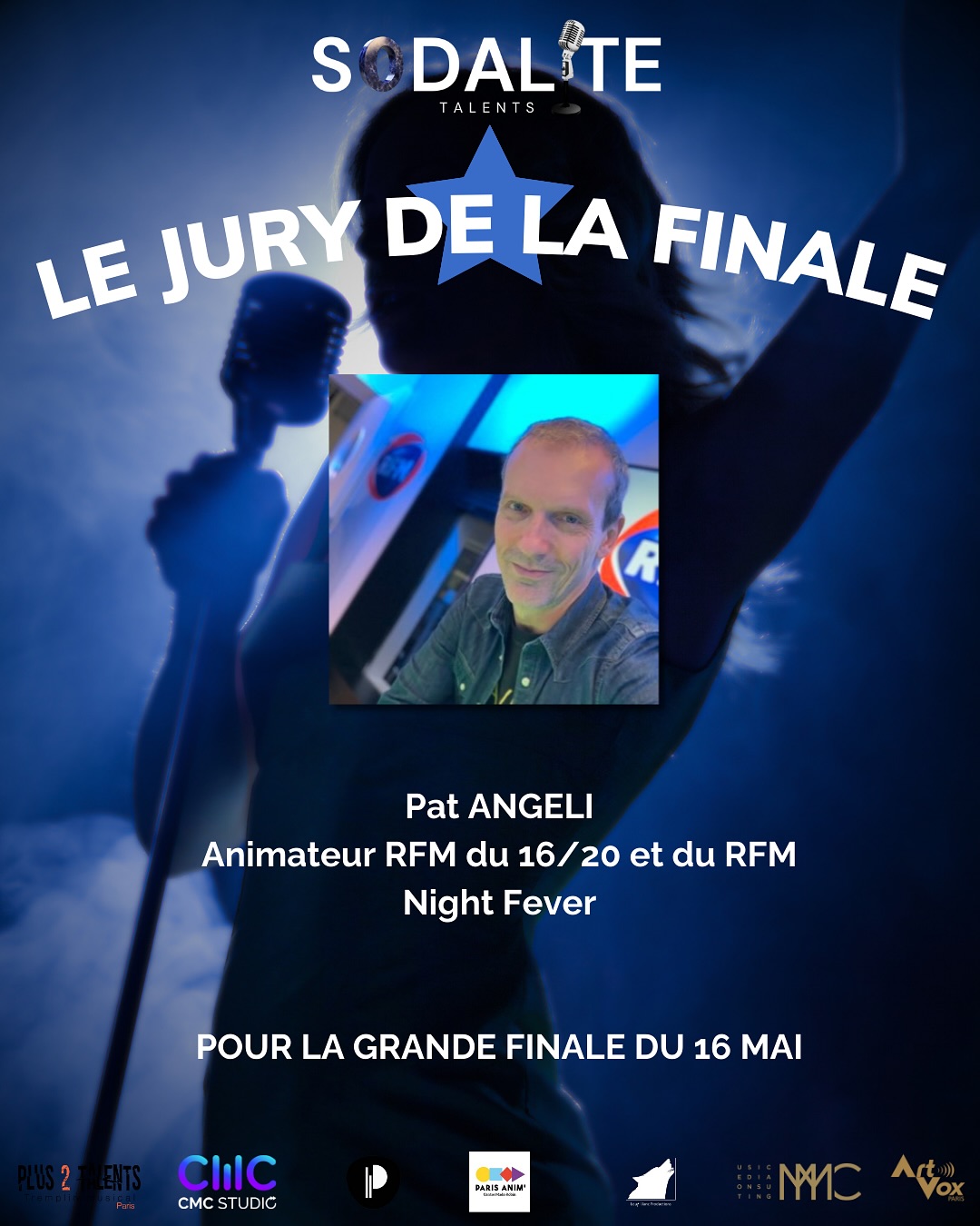 JURY DE LA FINALE - PARTIE 1 ! 🌟
Ils nous font l’honneur de leur expertise pour couronner les artistes finalistes de cette première édition incroyable de Sodalite Talents 💎
Et encore d’autres professionnels et surprises à venir !
📍 RDV le 16 mai à 20h
📌 Centre Paris Anim’ Jacques Bravo – Paris 9e
🎟️ Entrée gratuite sur réservation → Lien en bio
🔥 Swipe pour découvrir ces pros de la musique, des médias et de la scène :
⚡ Une soirée de découvertes musicales, d’émotions fortes et de rencontres inoubliables.
🟣 Places limitées – Réserve maintenant dans la billetterie gratuite en bio !
#SodaliteTalents #GrandeFinale #ConcertParis #TalentShow #MusiqueLive #JuryExceptionnel #ÉvénementGratuit #ScèneFrançaise #NouveauxTalents #CMCStudio #MusicIsLife