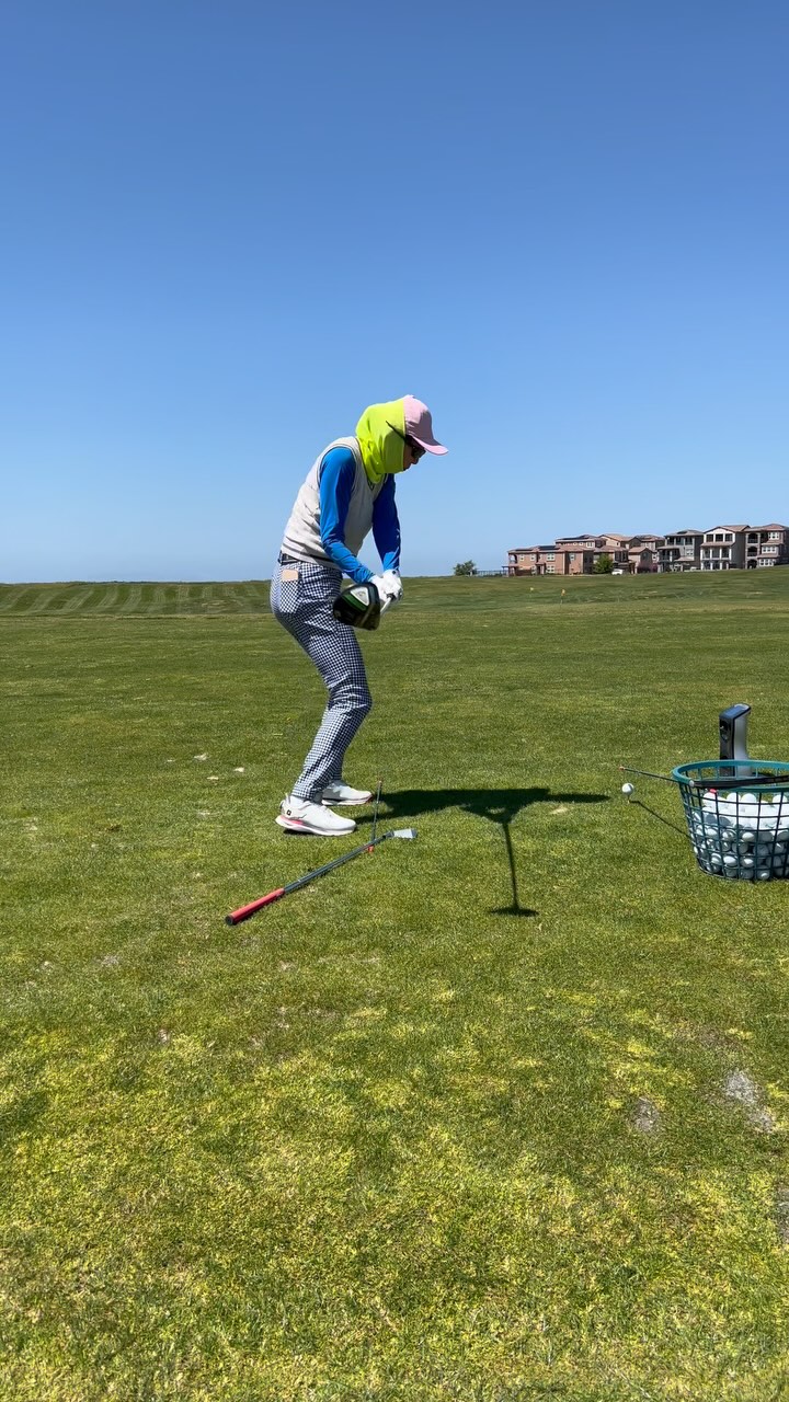 BIG moves by Amy today. 💪
• Her initial swing path was Out-to-In 7+ degrees (see clubhead placement in image #1) creating a slice resulting in loss of distance.
• Drill/Feel (image #2) - With the use of an alignment stick hanging over the golf ball this forces the player to swing underneath the stick without hitting it = better swing path
• Result (image #3) - Clubhead in a much better position in the downswing, approaching the ball more from the inside actually resulting in a DRAW 😎
Watch the pre lesson swing video vs. the last swing of the day. 📈
Have a slice? Comment below and let’s set up a time to chat ⏰
#golf #golftips #golflifestyle #golfcoach #golfaddict #golfswing #instagolf #golfstagram #golfislife #golfpro #swingtips #golflessons #golfing #golfswag #golfinstruction