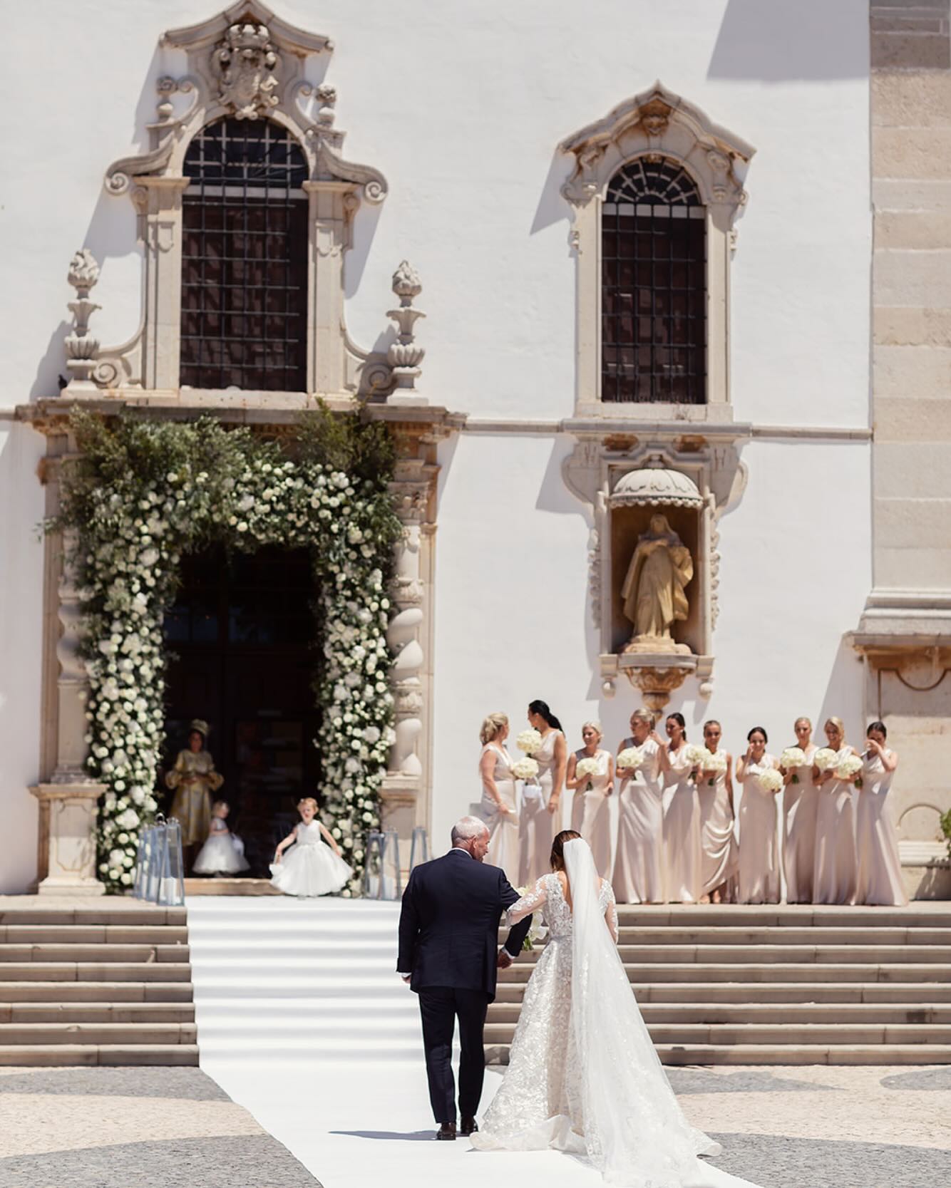 A walk towards forever...
Surrounded by loved ones, the stage was set for R&A’s vows. A fairytale wedding ensued!
Planning @daisyamodioevents
Flowers @larrywalshe
Production by @eurologistix
Photo @craigandevasanders
Video @cherrytreefilms