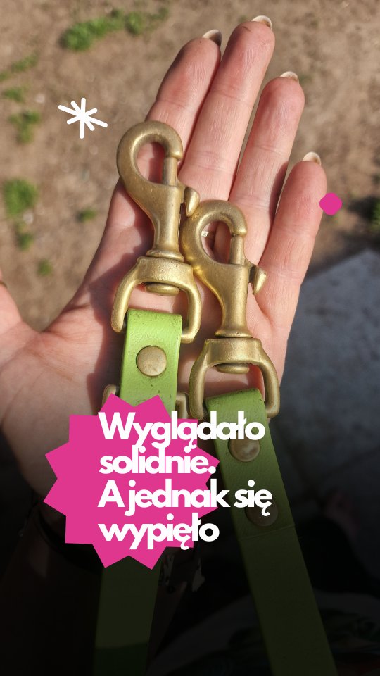 Zobacz dlaczego NIE uzywamy zwyklych karabińczyków.
Nie wszystkie karabińczyki są bezpieczne na spacery z psami. Ten z pierwszego ujęcia odpiął się sam – i niestety, to nie odosobniony przypadek. Czasem wystarczy jeden ruch, żeby pies był luzem ⚠️
W Merdu-Merdu używamy sprzętu, któremu naprawdę ufamy:
✔️ aluminiowe karabińczyki
✔️ zrywalność 400 kg
✔️ samoblokujący mechanizm
Dzięki temu mamy spokojną głowę – niezależnie od tego, czy idziemy na spacer z energicznym psem, seniorem czy psem po przejściach.
Bezpieczeństwo to podstawa. Zarówno dla nas, jak i dla psów, którymi się opiekujemy.
Ty też sprawdzasz sprzęt, zanim wyjdziesz na spacer?
#merdumerdu #hotelpsa #psihotel #pracazpsami #bezpiecznaspacer #doggear #doghotel #życiewhotelu #bezpiecznypies #karabińczyk #sprzętdlapsa #przygotowanidospaceru #odpowiedzialnypetsitter