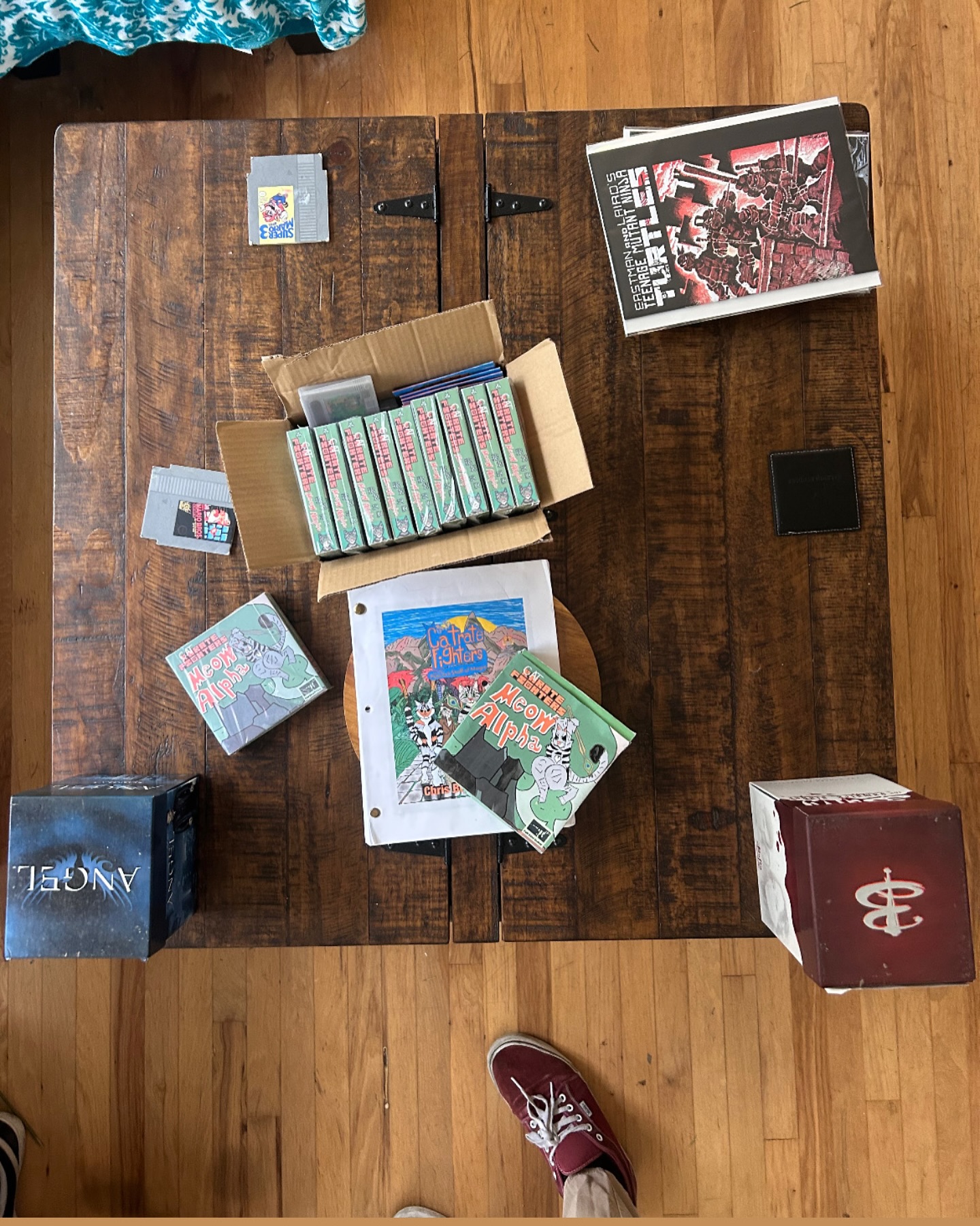 My two biggest creative influences have been Teenage Mutant Ninja Turtles and Buffy the Vampire Slayer / Angel, and it’s been a lot of fun diving back into the lore of each within the last year, totally pushing me to be as creative as possible every single day!