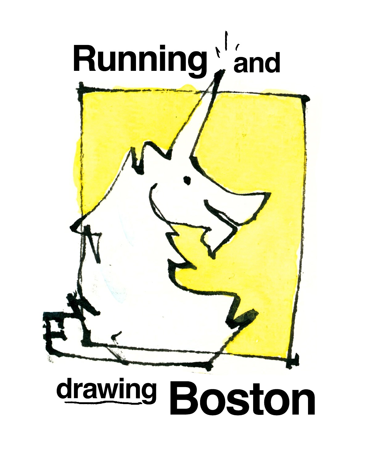 Had an amazing time at this year’s @bostonmarathon 🦄 Here are some drawings from my sketchbook that I made two days before the race and shortly afterward from memory. I may have taken some artistic liberty illustrating me winning in the last one but hey, you can draw anything you want and that’s what it felt like getting a new PR. 🏁 #running #drawing #marathons #illustration