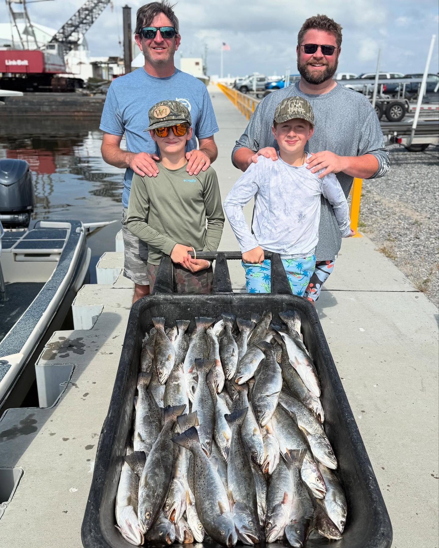 Big trout smackdown quick 60 for my group on day 1 ! www.capt-Tim.com 985-209-1812