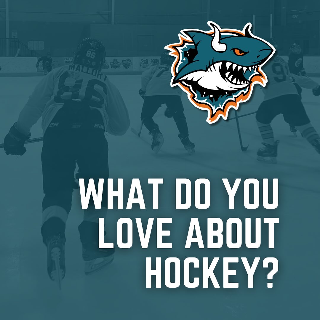 It’s the Final Faceoff, so we’re dropping the last of our 10U Bull Sharks’ “why we love hockey” answers. 🏒🥅🔥