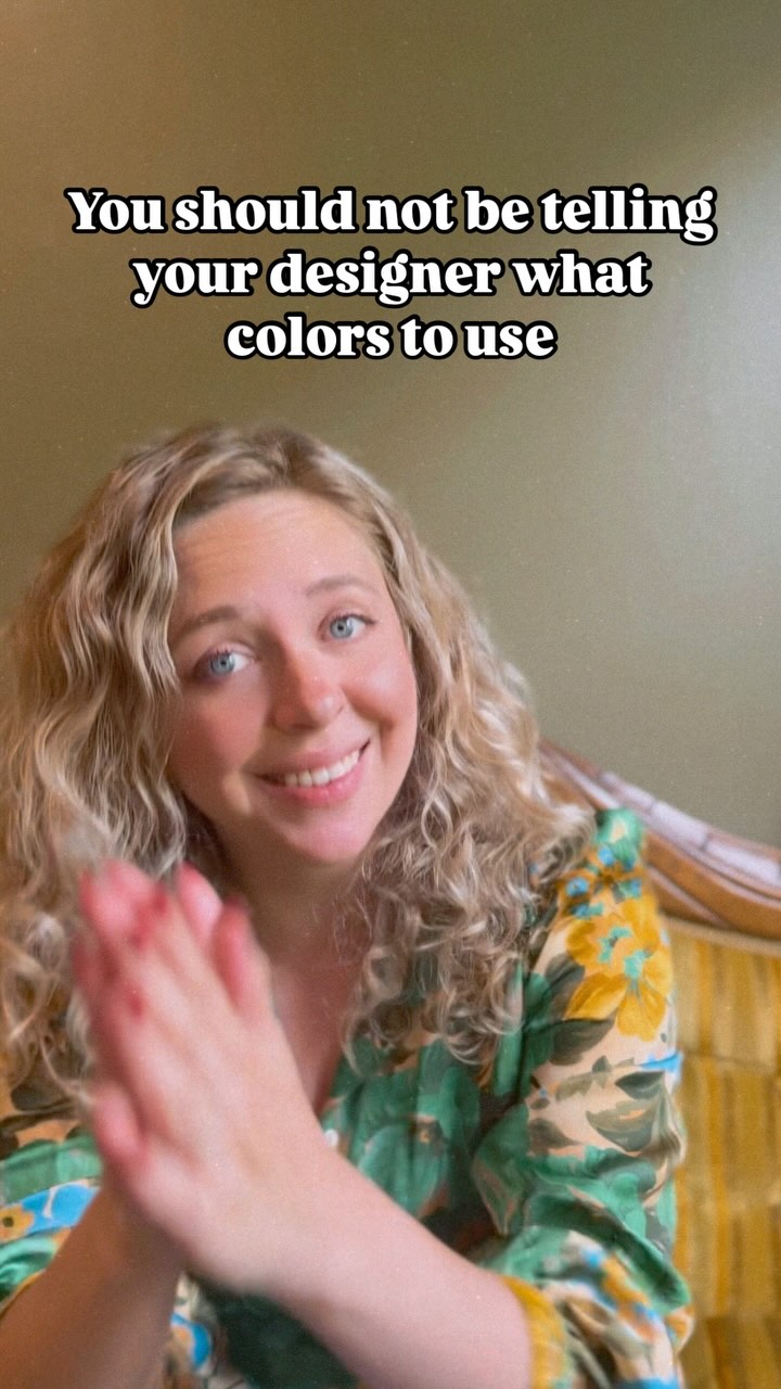 OK, this is a hot take, but hear me out. Sometimes people think they have to know exactly what colors they want, and what they want their logo to look like before hiring a designer. A designer who is thinking strategically about your brand needs to first understand your brand, goals, your audience, your tone of voice, and the competitive landscape. If your goal is to stand out amongst local competitors, you have to know what their brands look like. If your goal is to stand out amongst a national or international industry, you have to understand what that landscape looks like so you can know how you can stand out amongst the crowd. Choosing colors is always a strategic move, so a good designer will never say yes to designing a brand around your favorite colors. Every color choice should have a reason and every color should intentionally interact with the other colors of your color palette. All of that is not to say that your favorite colors can’t get into the brand, but they certainly shouldn’t be what is driving your brand aesthetic. Hire a designer that will tell you no with love. 💛
#branding #colorpalette #logo
