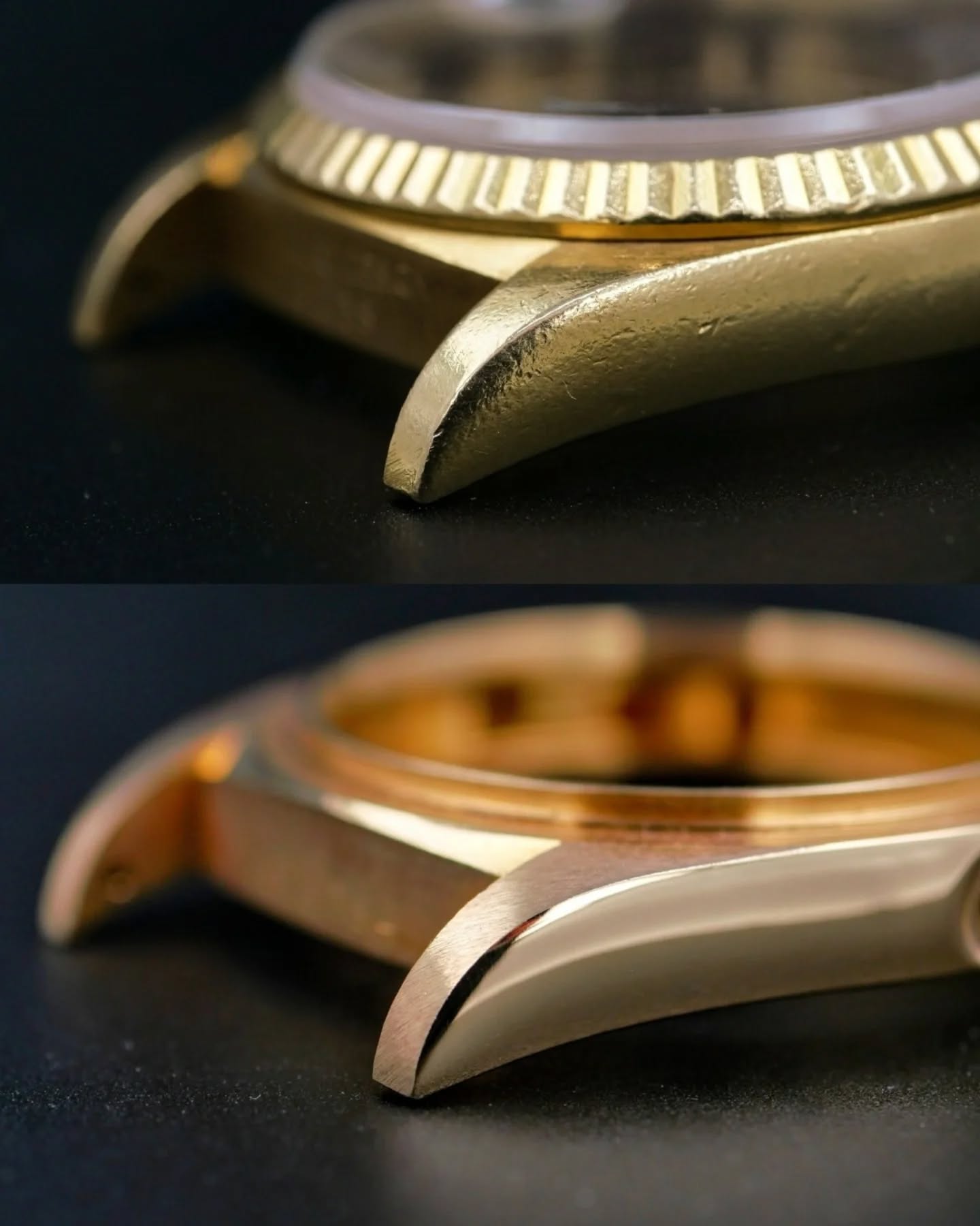Restoration of an 18ct yellow gold Rolex Day-Date
#Rolex #daydate #gold #restoration #watch