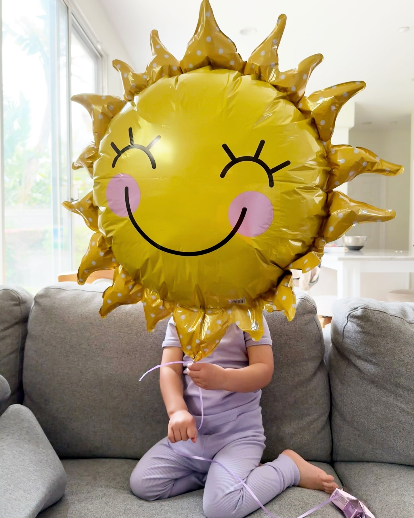 One week later and this birthday girl is still soaking up the sunshine with her favorite balloon!โ๏ธ