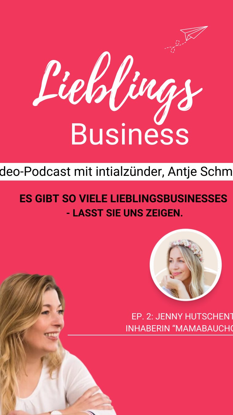 Eine neue Folge meines Video-Podcasts „Lieblingsbusiness“ ist fertig. Yeahhh….ich freu mich riesig. Es gibt so viele Lieblingsbusinesses da draußen: lasst sie uns zeigen!
Und ich habe die wunderbare Jenny Hutschenreiter von „Mamabauchgefühl“‘ zu Gast. Sie bietet Hypnobirthiing, mentale Geburtsvorbereitung & Traumaheilung an. Und wir plaudern darüber, wie bei ihr die Selbständigkeit damals begann, was ihr heute wichtig ist und welcher Typ Selbständige sie ist.
Neugierig? Na dann schau die ganze Folge auf YouTube, Link in der Bio.
#marketingberatung #eigenesbusiness #lieblingsbusiness #videopodcast