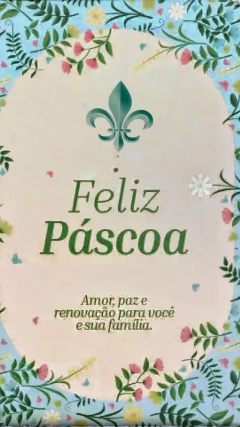 Feliz Páscoa! Que Cristo ressuscitado permaneça para sempre entre nós !