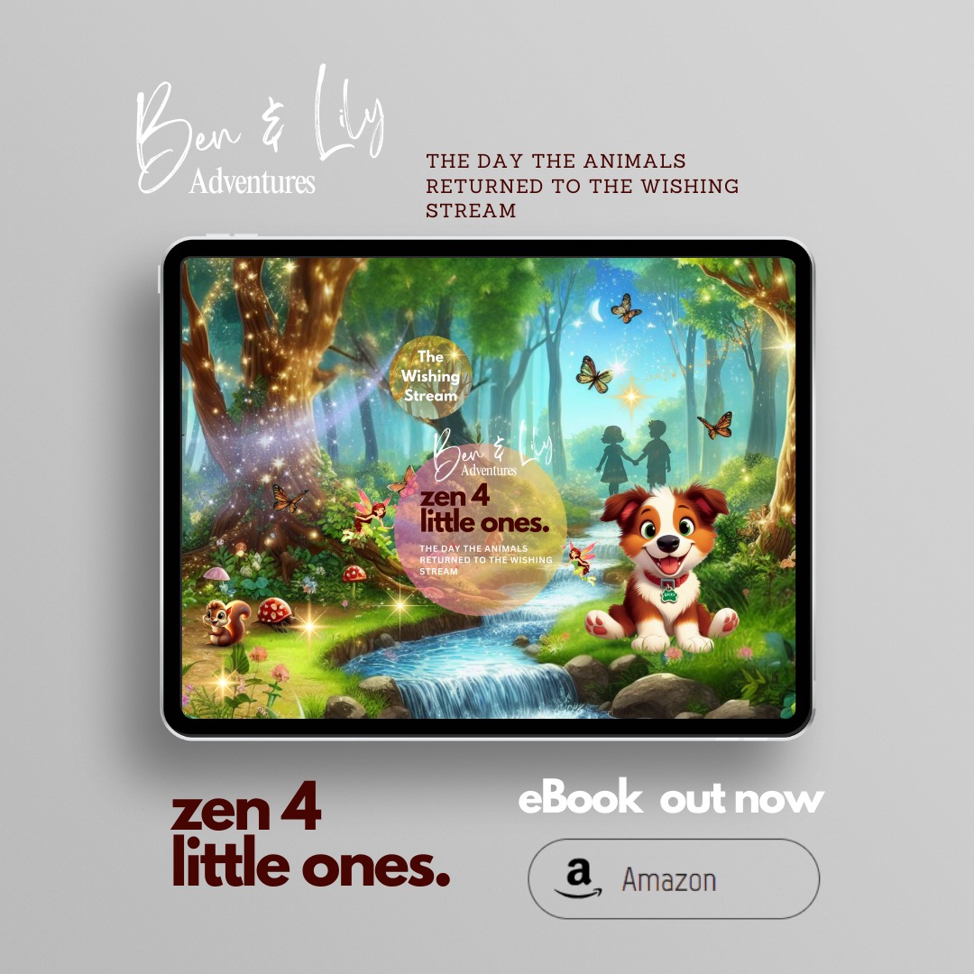 NEW children's stories from Zen 4 Little Ones " Ben & Lily Adventures' first eBook out now on Amazon, with companion audio found on Spotify, Amazon, and Apple. 10 NEW STORIES coming out soon from the original set found at zen4minds.com
A magical collection of bedtime stories designed to inspire, soothe, and spark imagination. Watch for the next story. #childrensbooks #bedtimestories #bedtimestory #kidsstories #kidsstorybook #zen4littleones #luckylou #childrensaffirmations