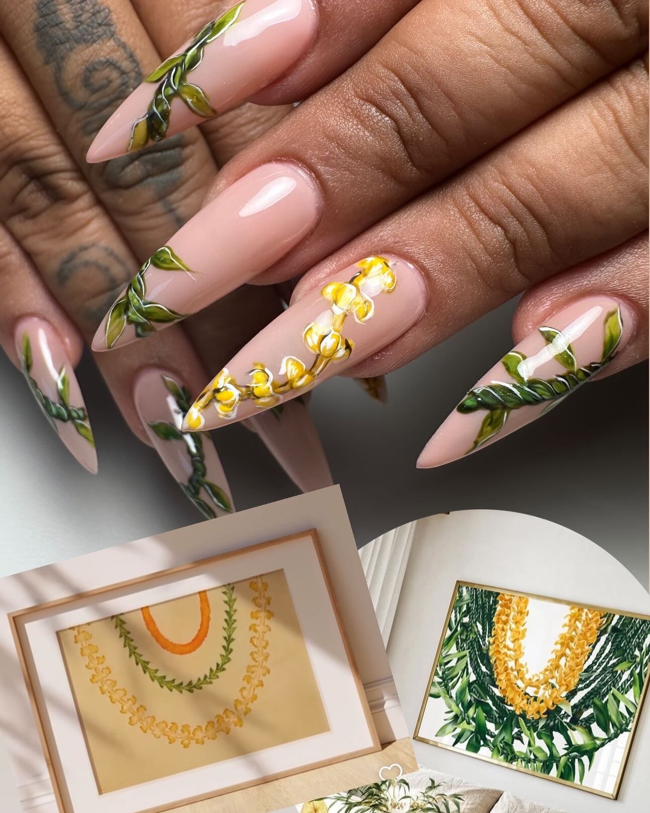 🌺 🌿 Puakenikeni and Ti leaf Lei
@coutureclawshawaii
@alohademele
#puakenikeni #puakenikeninails #tileaf #tileaflei #merriemonarchfestival #merriemonarchnails #leinails #hawaiiannails #hawaiinails #konanails #konanailsalon #mayday #maydaynails