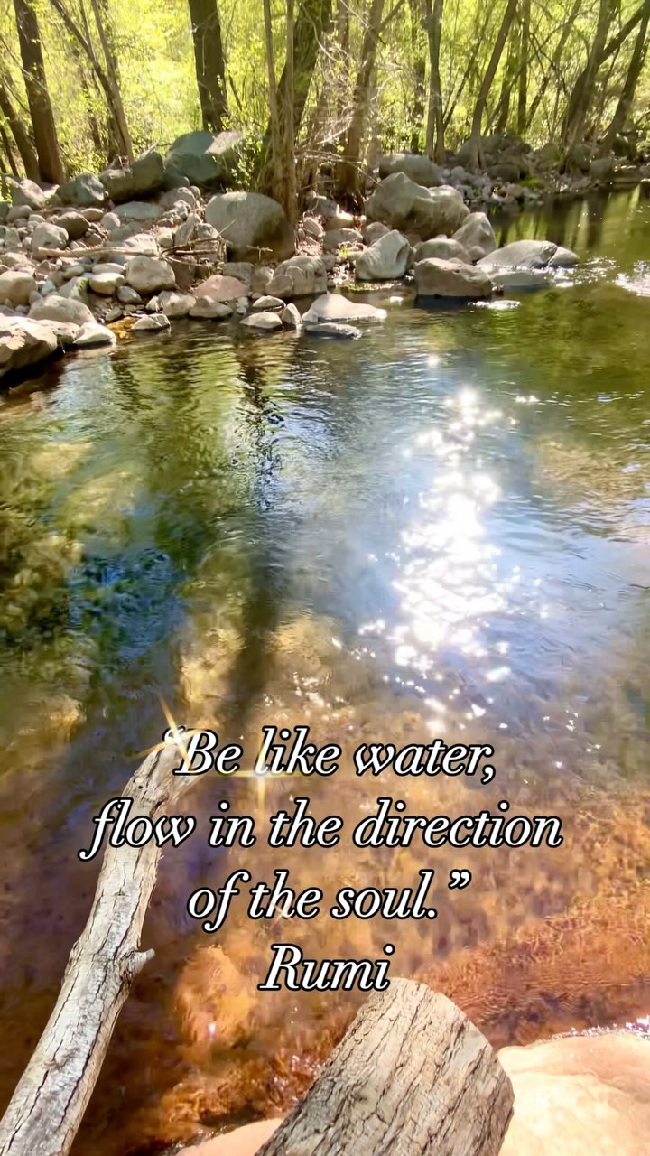 “Be like water. Flow in the direction of the soul.” Rumi
Creek love in Sedona, sweet festivals and soul vibes 🌈💦✨
#sedona #creek #rumi #sedonaaz #oakcreek #spring #love #starryvenus #athenatree