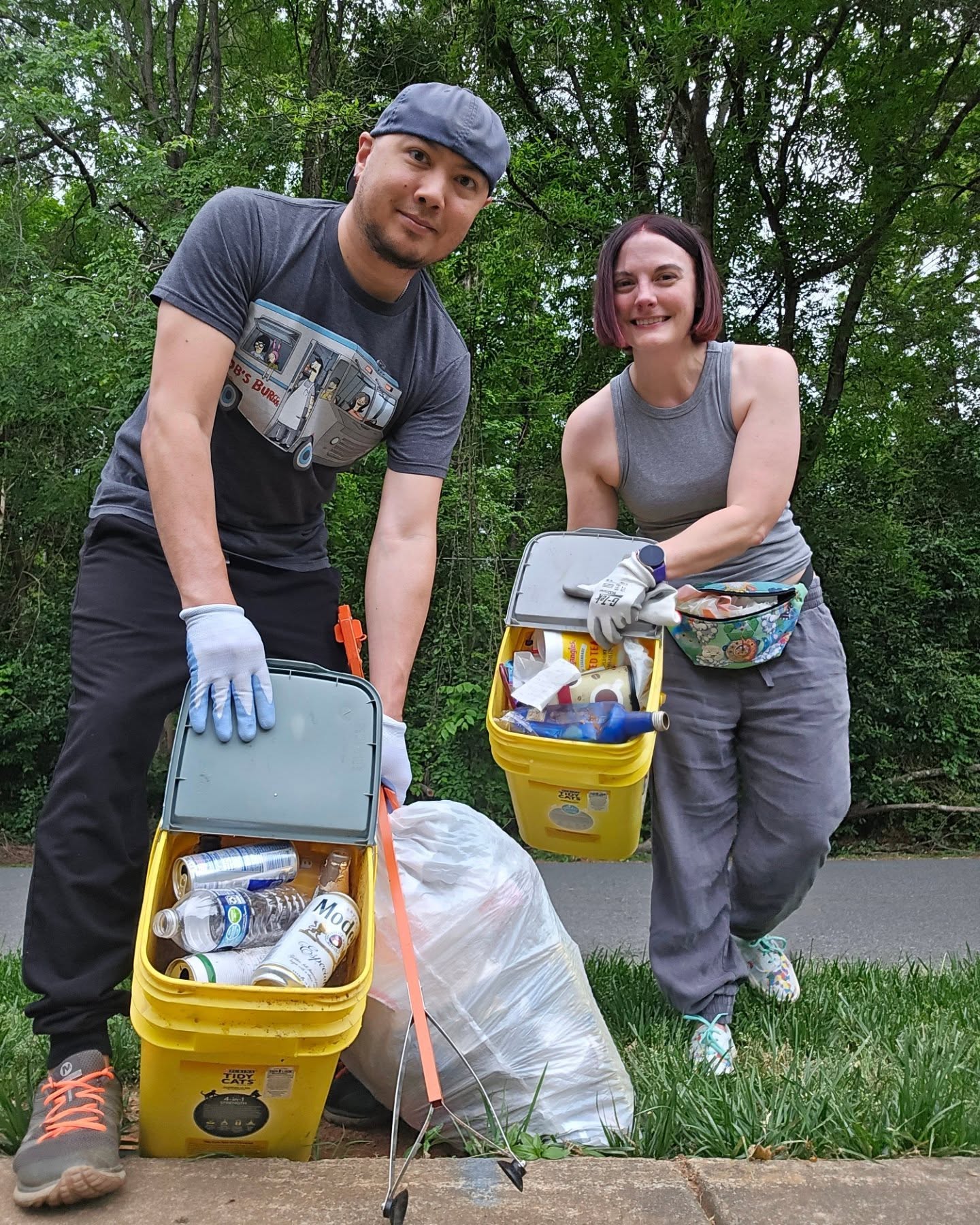 Just before the first raindrop fell - we did it!
Earth Day Cleanup! 14 pounds of trash and recyclables from Reddman Road - and guess what - the area we always clean up - it wasn't so bad this time. 💚🌎
#EarthDay2025 #TrashCleanup #NeighborhoodCleanup #NeighborhoodPride #LoveYourNeighborhood #KeepNatureWild #wildkeeper