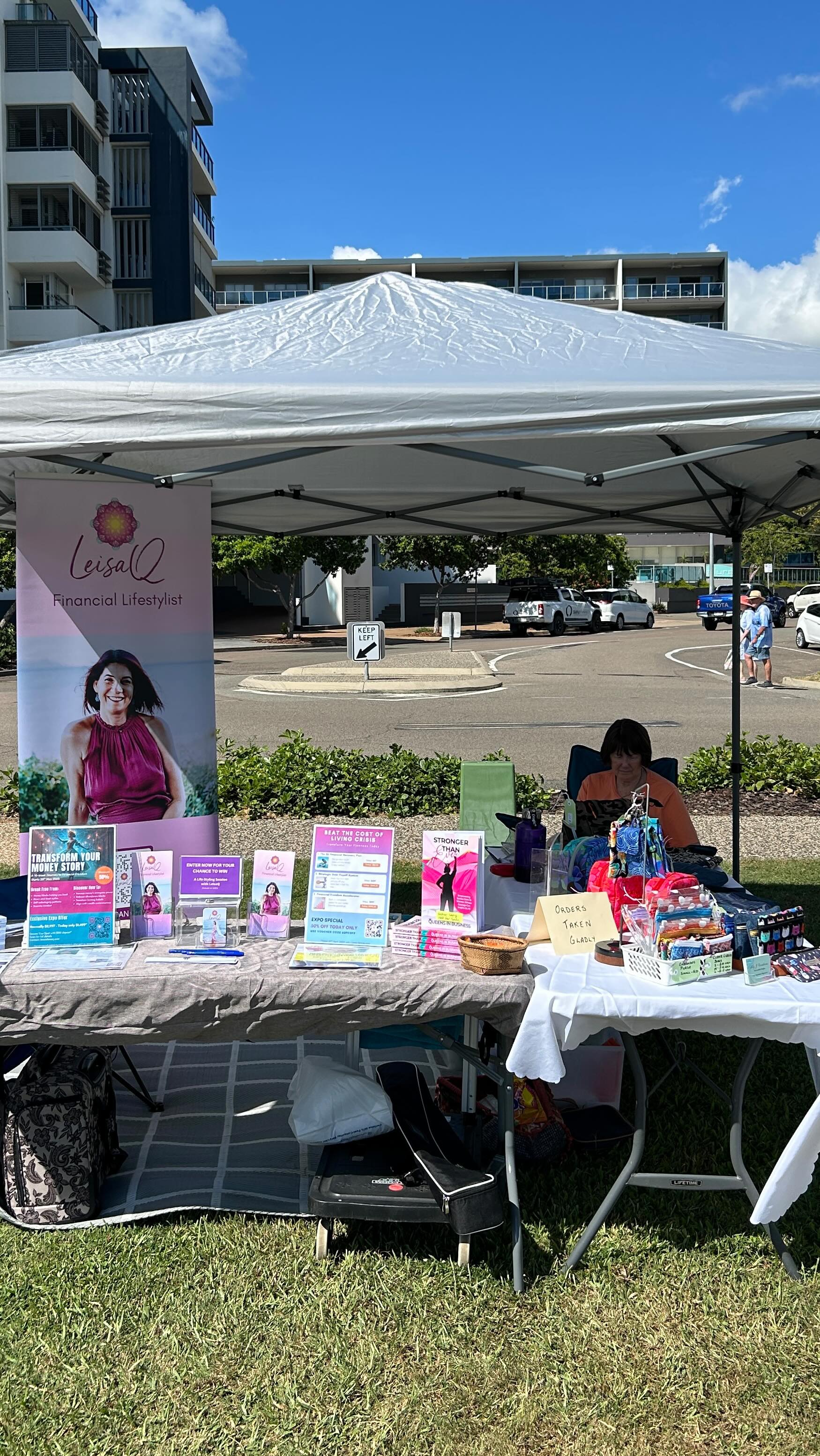 Come say hi at #sundalahsunday from 9am to 3pm.
To celebrate the launch of my new programs we have a special 50% off all online self paced Money Programs and limited half price spots on the brand new Financially Free Money Mindset small group coaching program being launched 28th May!
Join us today as we celebrate #community
#zontatownsvillemetro #holistichealingswithkaylene #sundalahcommunity #townsvillesmallbusiness #queenslandyouthservices #youthreset #avantihealthcentre #jcu_meditation_and_yoga_club
#thewellnesspoet #kingkongz #financialfreedom #aunty_vintage #townsvillefolkfestival #queenslandcountrybankstadium #imaginemore #apricushealth #hempflower #missyriverspsychic #divineearthcrystals #moneycoach #libbydenisonreflexologist #lifewave #innerlightmeditationcentre #breathingspacetsv #absolutebalancehealthandwellbeing #rapidradicalwellness