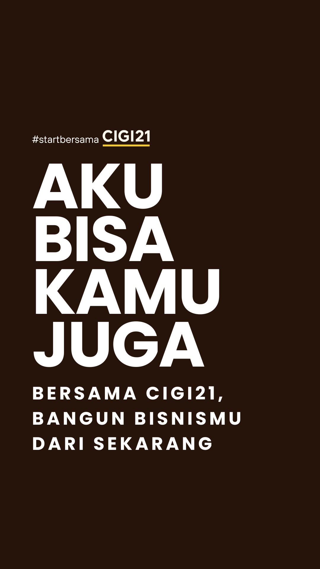 Mulai langkah kecilmu hari ini.
Bersama CIGI21, bangun bisnismu tanpa perlu bingung sendirian.
Dari Korea, untuk impianmu. 🌏🤍
#GrowWithCIGI21
#MulaiBisnismuSekarang
#GrowWithCIGI21 #StartWithCIGI21 #BisnisSantaiDenganCIGI21
#BisnisKorea #BisnisOnlineIndonesia #PartnerBisnis
#BisnisImpian #JastipKorea #SelfMadeBusiness
#PerjalananBisnis #SmallBusinessIndonesia
#KoreanGoodsIndonesia #UsahaSampingan #CIGI21PartnerJourney