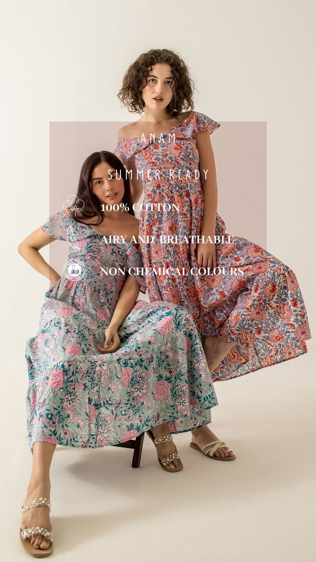 Sizzling outside, breezy inside 💨☀️
This sunmer embrace ANAM’s softest cotton, airy feels, and zero chemicals — just pure love on your skin! 💖
Stay chill, look fab, and twirl through summer like you own it! 🍃👗
Shop exclusively from our website. Link 🔗 in the bio.
(ANAM, women dresses, coord sets for women, coord sets, kaftans, short dresses, long dresses, summer styles, cotton dresses for women, summer clothing)
#SummerGoals #CottonCrush #BreatheEasy