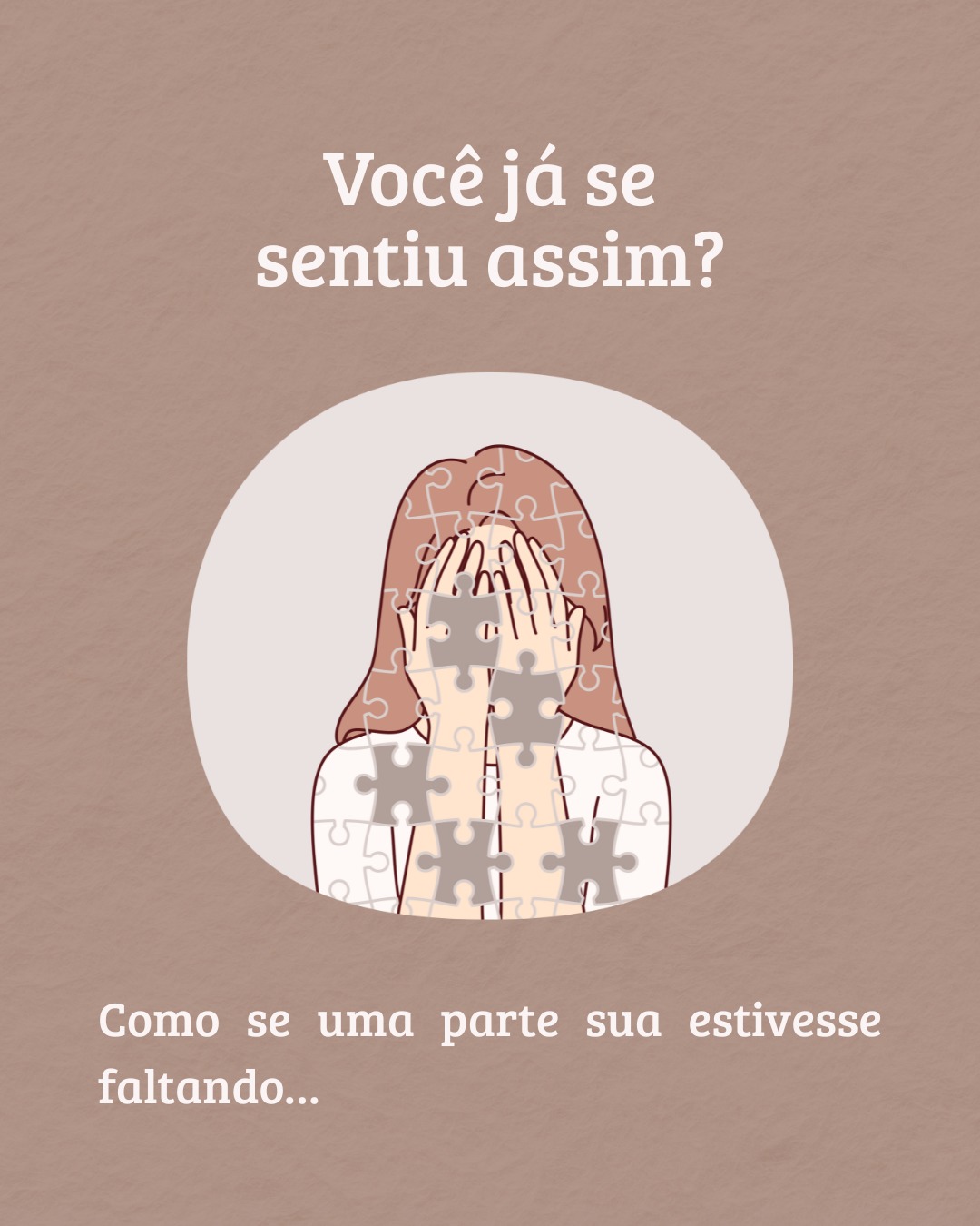 Você já se sentiu incompleto, como se tivesse deixado algo de si pelo caminho?
Entre tantas demandas, esquecemos de nós mesmos…
Esse post é um convite para você se reencontrar com a parte que sente, sonha e deseja.
✨ Comece agora. O primeiro passo é olhar pra dentro.
Psicóloga Michelle Bach Dal Col
CRP: 08/43710
#saúdemental #autoconhecimento #psicología #reflexao #cuidardesi #terapiaécuidado #psicologiacomamor #psicologaonline #psicologamichelledalcol