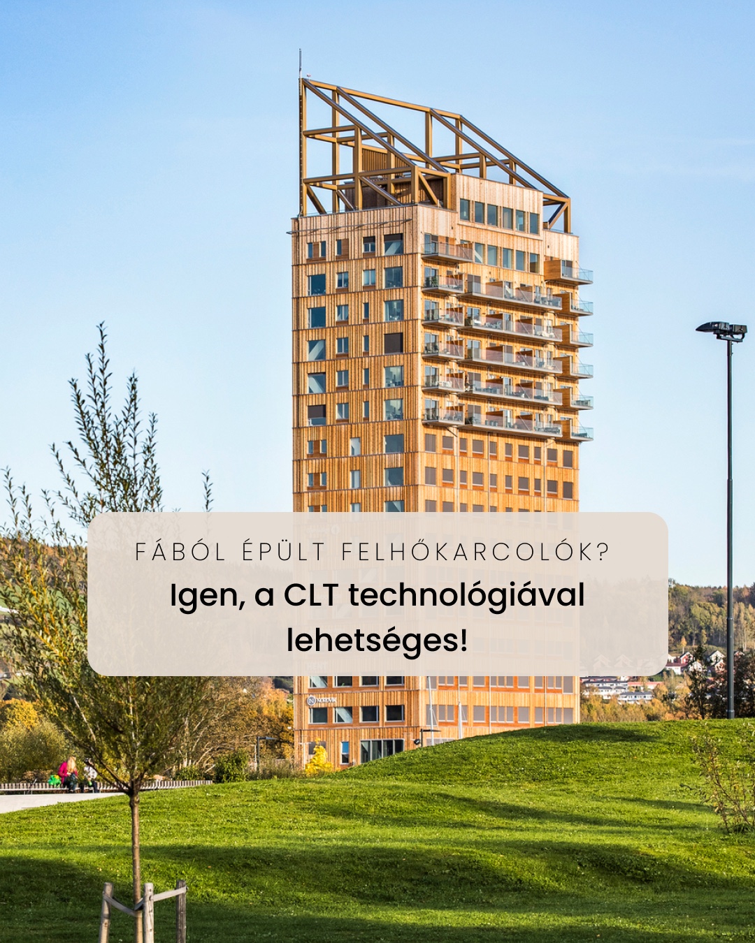 Képzeld el, hogy a városok magas épületei nem betonból vagy acélból, hanem fából készülnek. Nem, ez nem sci-fi, hanem a valóság! A CLT technológia forradalmasítja az építészetet, lehetővé téve, hogy akár többemeletes épületek is természetes anyagokból készüljenek – biztonságosan, fenntarthatóan és lenyűgözően.
Íme néhány lenyűgöző példa a világ legmagasabb faépületeire:
🏢 Mjøstårnet – Norvégia
Magasság: 85,4 méter (18 emelet)
Ez a világ legmagasabb fából készült épülete, lakásokkal, irodákkal és szállodával. Egy valódi mérnöki csoda Brumunddal városában.
🏢 HoHo Tower – Bécs, Ausztria
Magasság: 84 méter (24 emelet)
Az épület szerkezeti elemeinek 75%-a fából készült, és számos funkciót lát el, irodáktól wellness központig.
🏢 Ascent Tower – Milwaukee, USA
Magasság: 86,6 méter (25 emelet)
Ez a világ legmagasabb lakóépülete, amely teljes mértékben fa szerkezetekkel készült.
És ez még csak a kezdet!
A fa a jövő építőanyaga, amely egyszerre modern, fenntartható és inspiráló. A CLT technológiával megnyílik az út a természetközeli városfejlesztés felé.
Érdekel, hogyan lehet a CLT része a te projektednek? Lépj velünk kapcsolatba, és fedezd fel a faépítészet előnyeit!
Mit gondolsz? Meglepő, hogy a fa ilyen lehetőségeket rejt? Oszd meg velünk kommentben a véleményed!
---
#fertexbau #construction #clthome #generálkivitelezés #generalconstruction #home #otthon #felujítás #építkezés #architecture #house #luxury #luxurybuilding #building #környezetbarát #fenntarthatóság