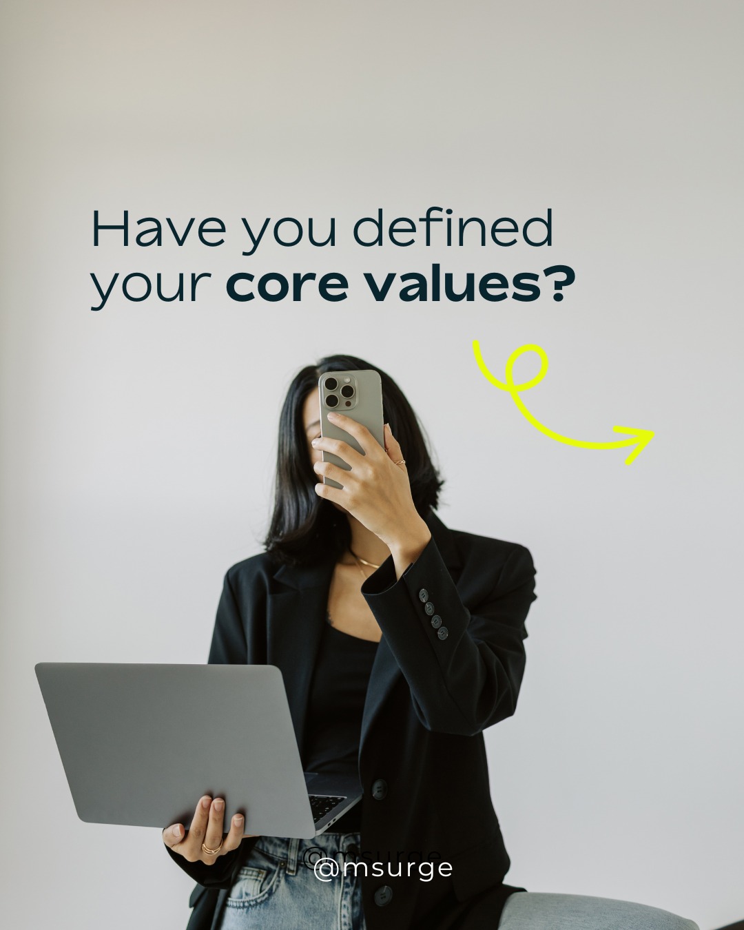 Your values are your compass. 🌟 Have you defined yours yet? Let them guide your personal brand and attract the right connections!
And if you need help elevating your brand—we're here for you. Just send us an email at team@msurge.com!