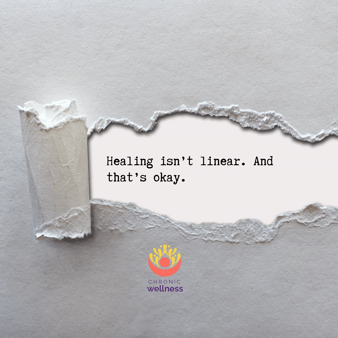 Healing mentally & emotionally from a life altering diagnosis can take longer & be more complex than you want it to be and possibly take longer than others claim or suggest it should be. Take your own timeâŠwhen youâre readyâŠand that is what chronic wellness means to us; knowing that tomorrow is another dayâŠweâll cross that bridge when we get to it but for now, if you want to nap, you want to skip the walk, you want to go out while you have the energyâŠ.chronically being persistent in the pursuit of YOUR definition of wellness đ«