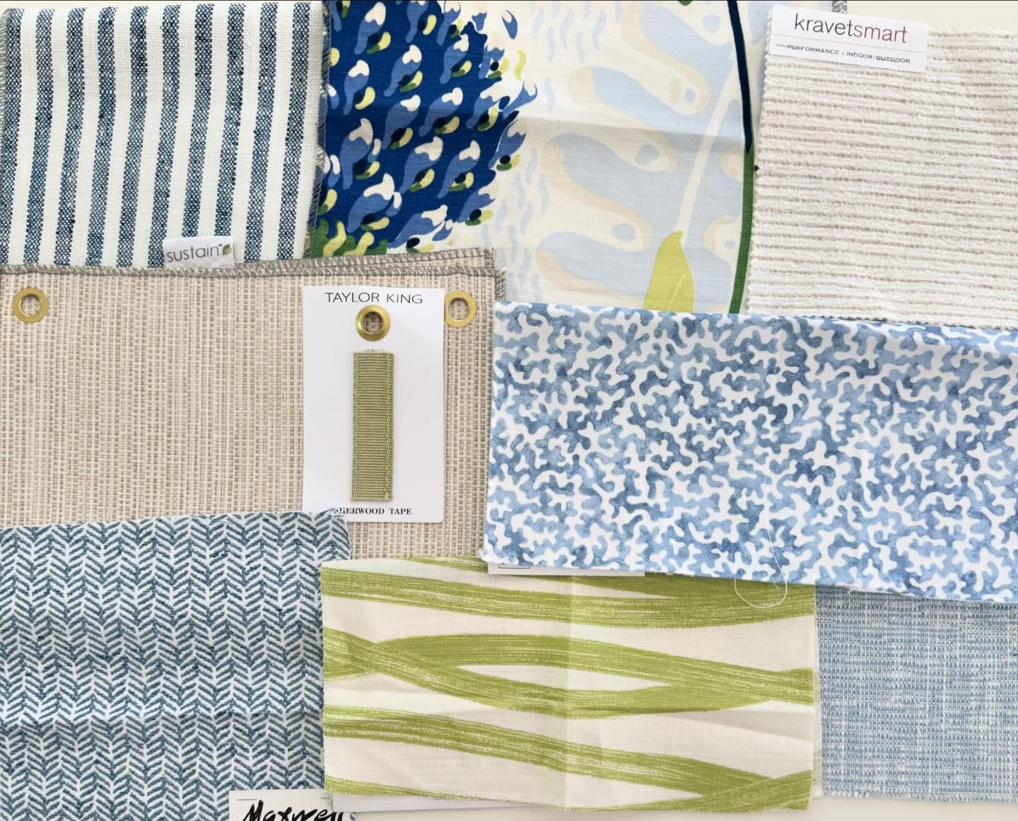 I felt a little inspired after our Florida trip and pulled together a couple fun coastal color schemes. Which one would you choose? Take our poll.🍋🟩🪸