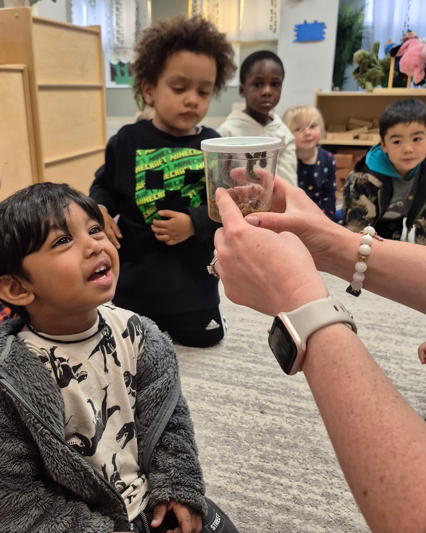 Observing the life cycle of butterflies and eagerly waiting for them to emerge from their chrysalis!
#thewonder #preschool #imaginechristianpreschool #sanjosepreschool