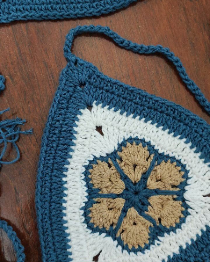 Soft threads, bold style. This crochet bikini speaks for itself. Let's create your own with us 💙