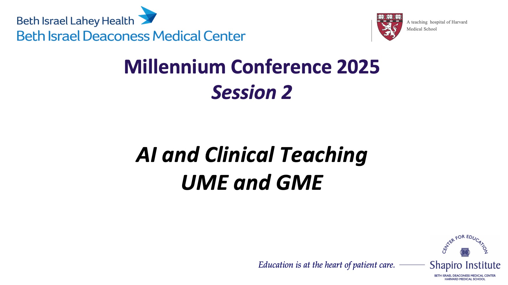 Day 2 of #MillenniumConference2025 dives into AI’s role in #MedEd.
🧠 Morning focus: Clinical Teaching in UME & GME
👥 Working groups tackled practical challenges
💬 Afternoon discussions: Assessment, Evaluation, and Faculty Development
✅ Consensus-building led by Dr. Richard Schwartzstein
🍽️ Ending the day with dinner and continued connection
The conversation continues as we shape the future of medical education together.
#AIinMedEd #MedicalEducation #HMS #BIDMC #InnovationInTeaching