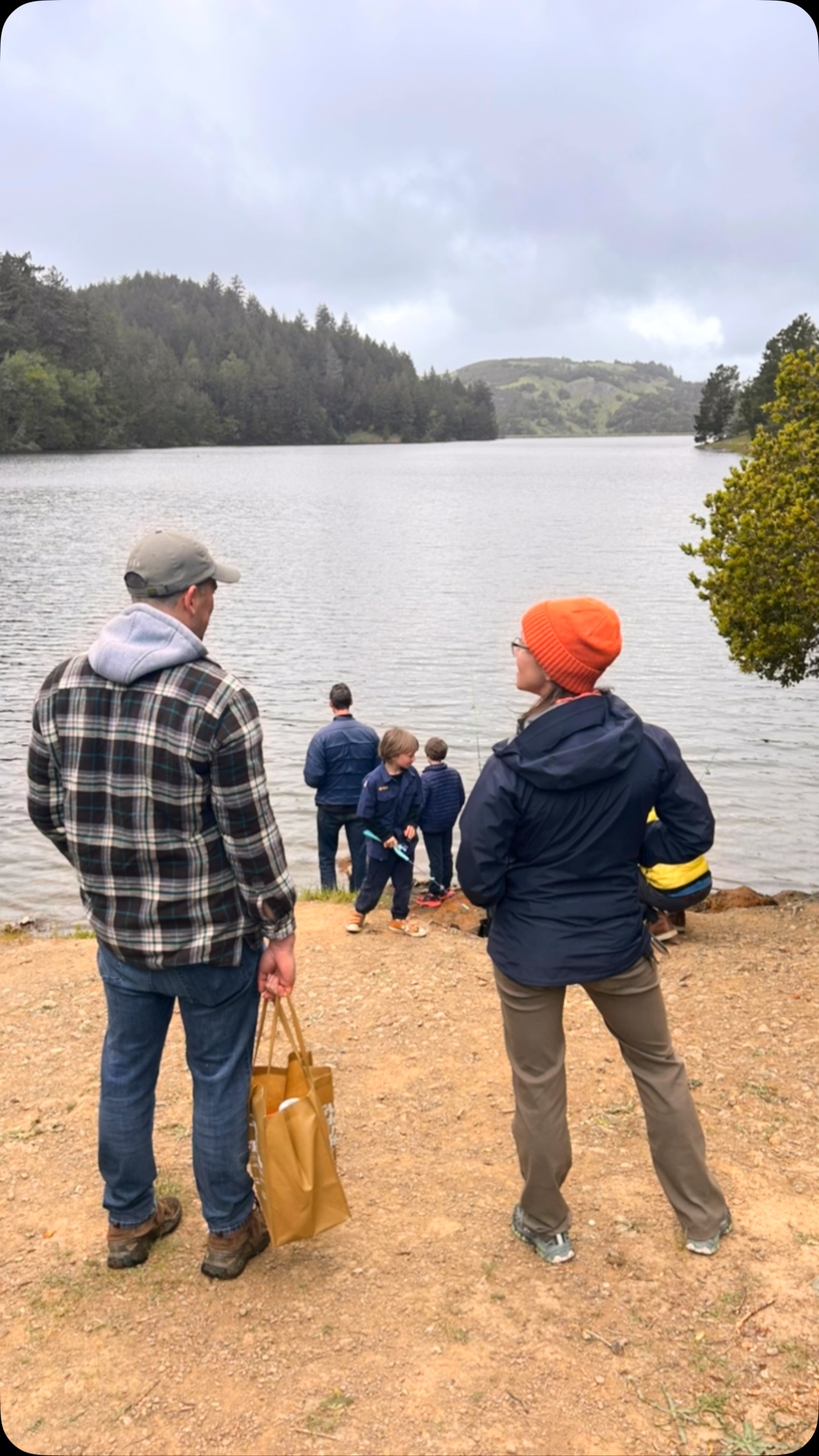 🐟🐠🐡Lake Lagunitas you do not disappoint! Chuck led us on an epic fishing morning, catching Rainbow Trout in a stunning lake surrounded by mountains and wildflowers. Super fun day for all ages! #scoutingusa